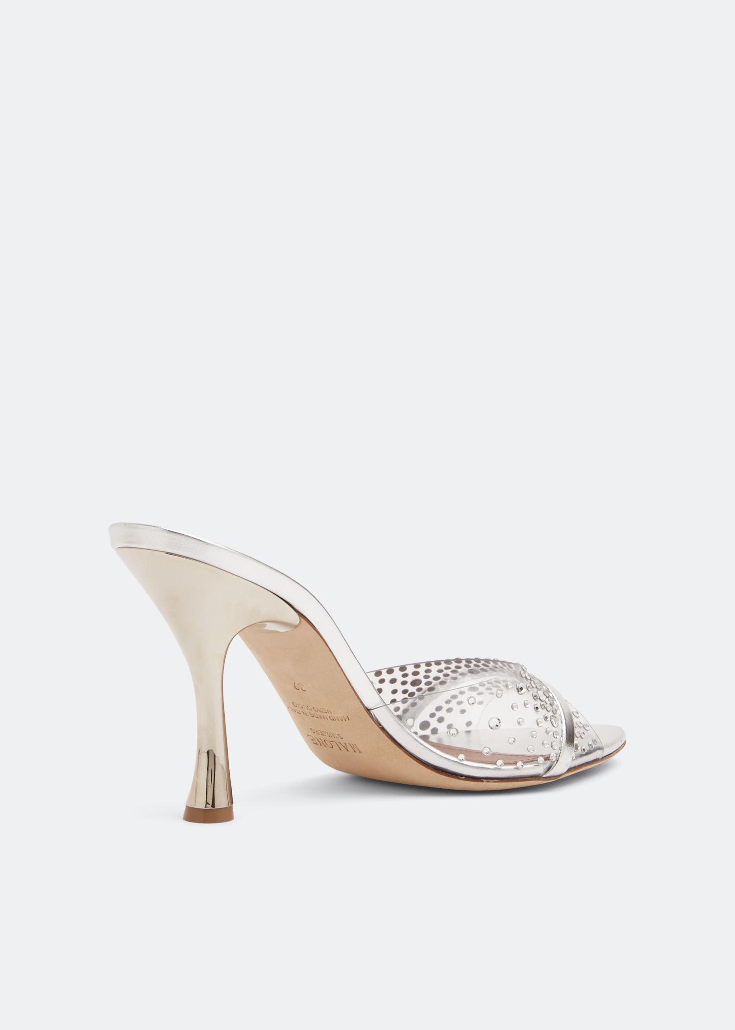 Malone Souliers Julia mules for Women - Silver in UAE | Level Shoes