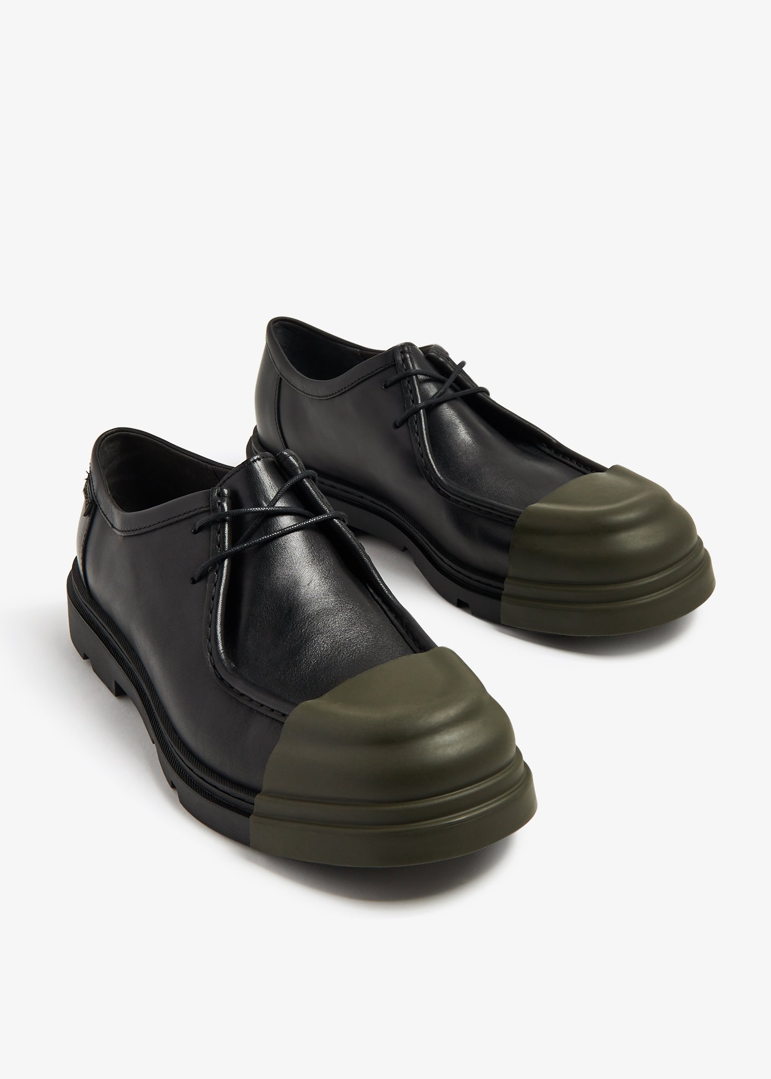 Camper Junction contrast derby shoes - Black