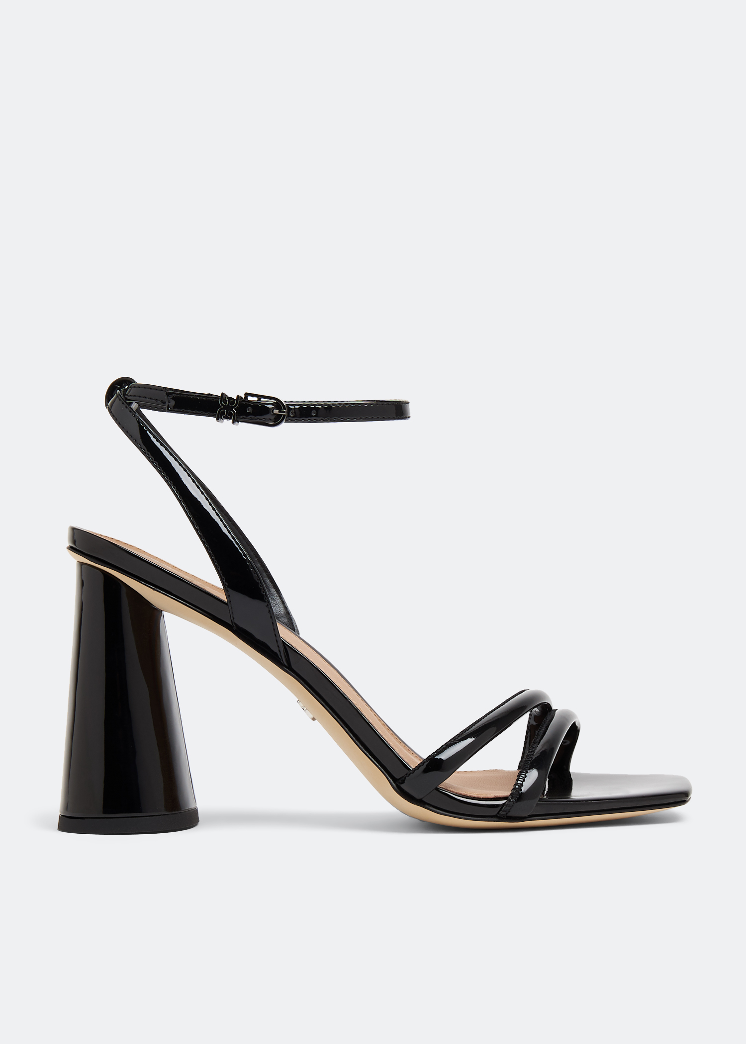 

Kia block heel sandals, Black