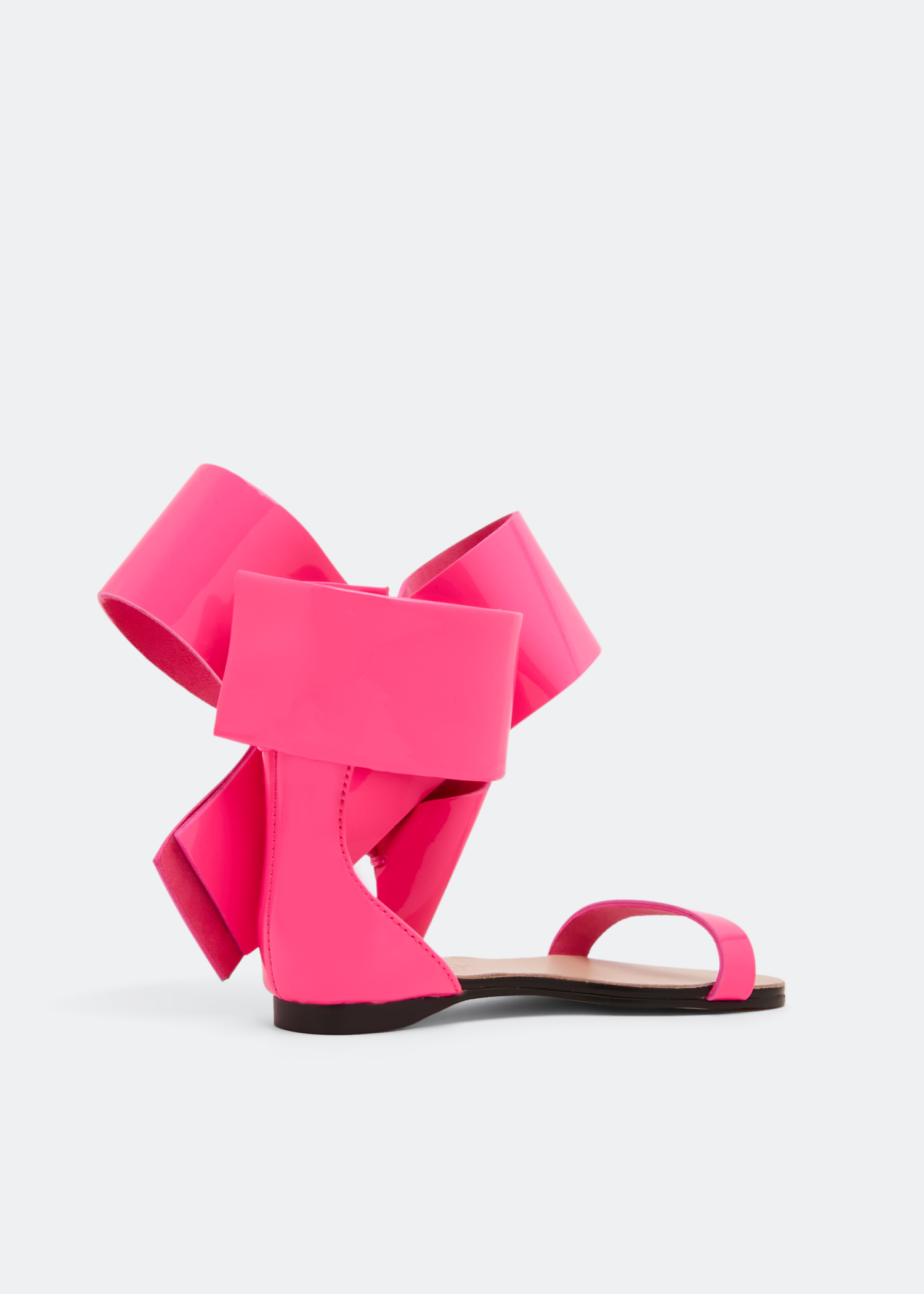 Aminah Abdul Jalil bow sandals Barbie pink toddler size 9 offers