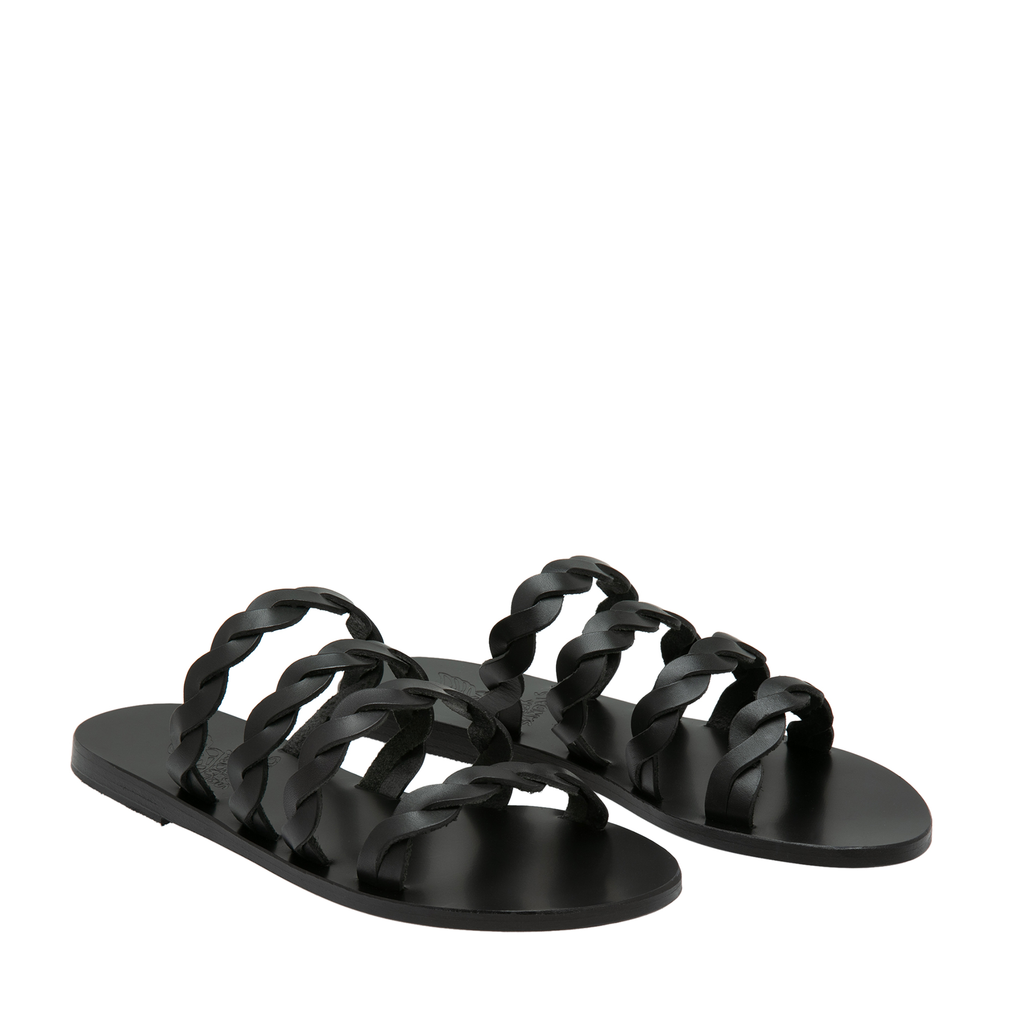 

Kynthia leather sandals, Black