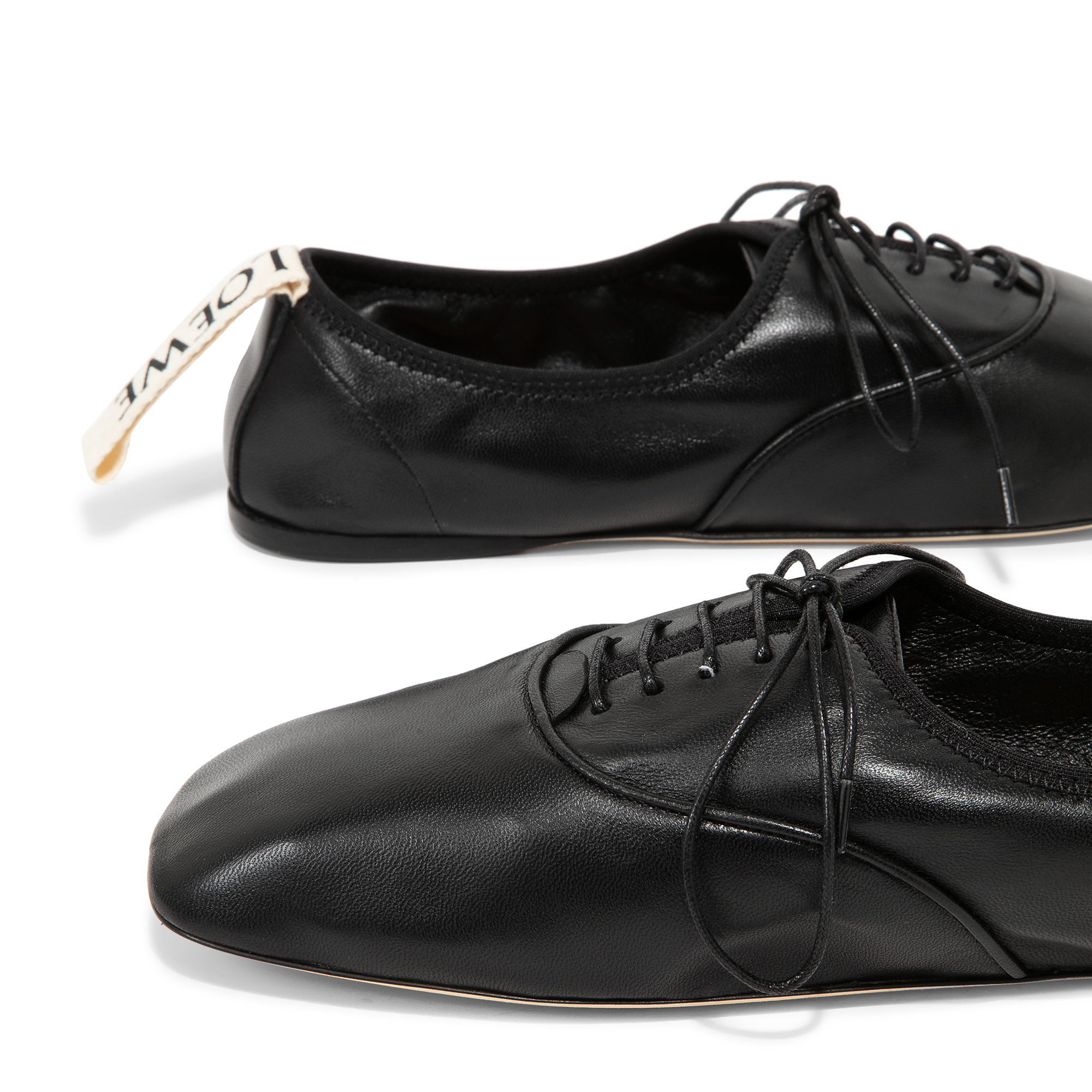 

Soft derby shoes, Black