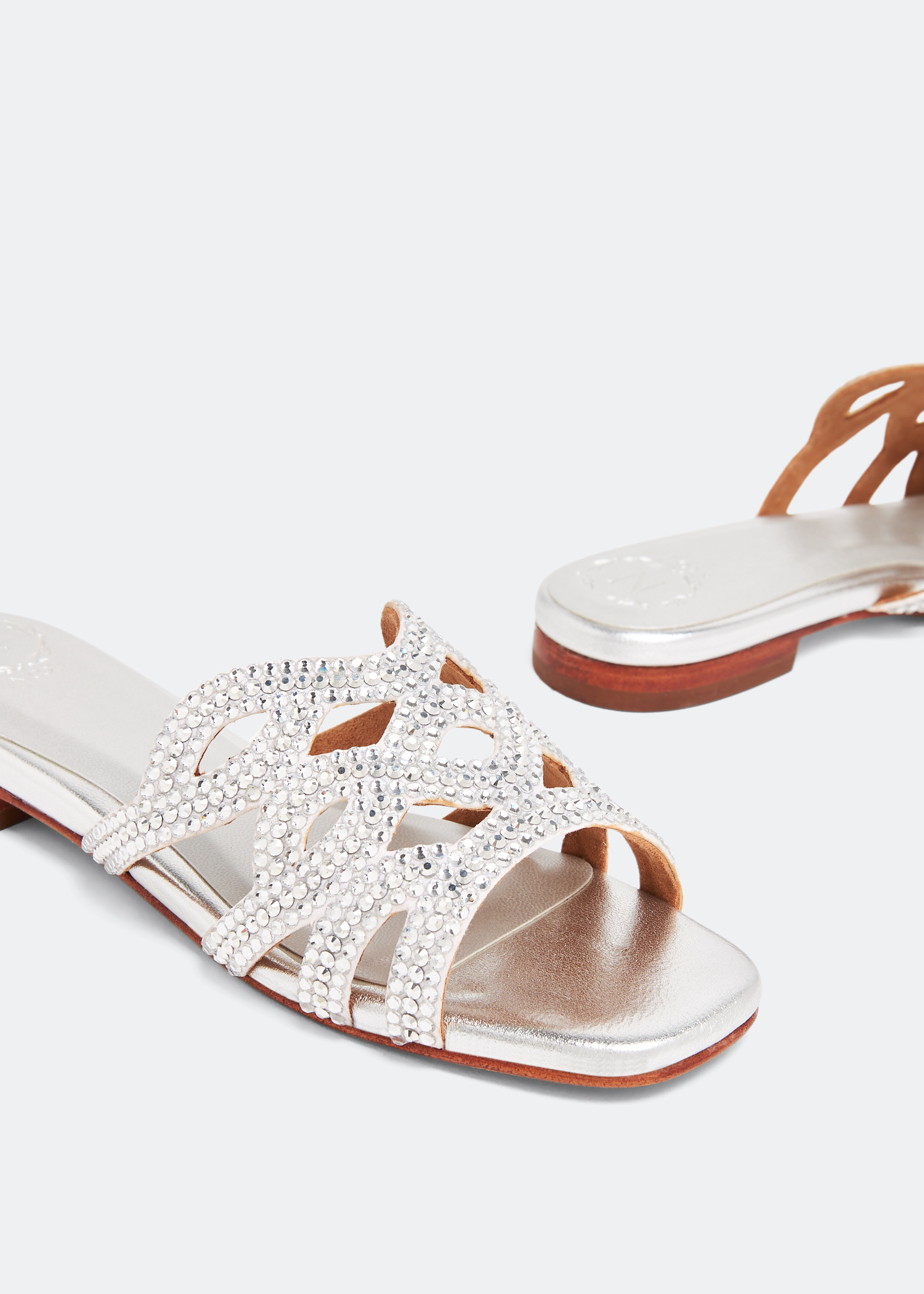 

Lea sandals, Silver