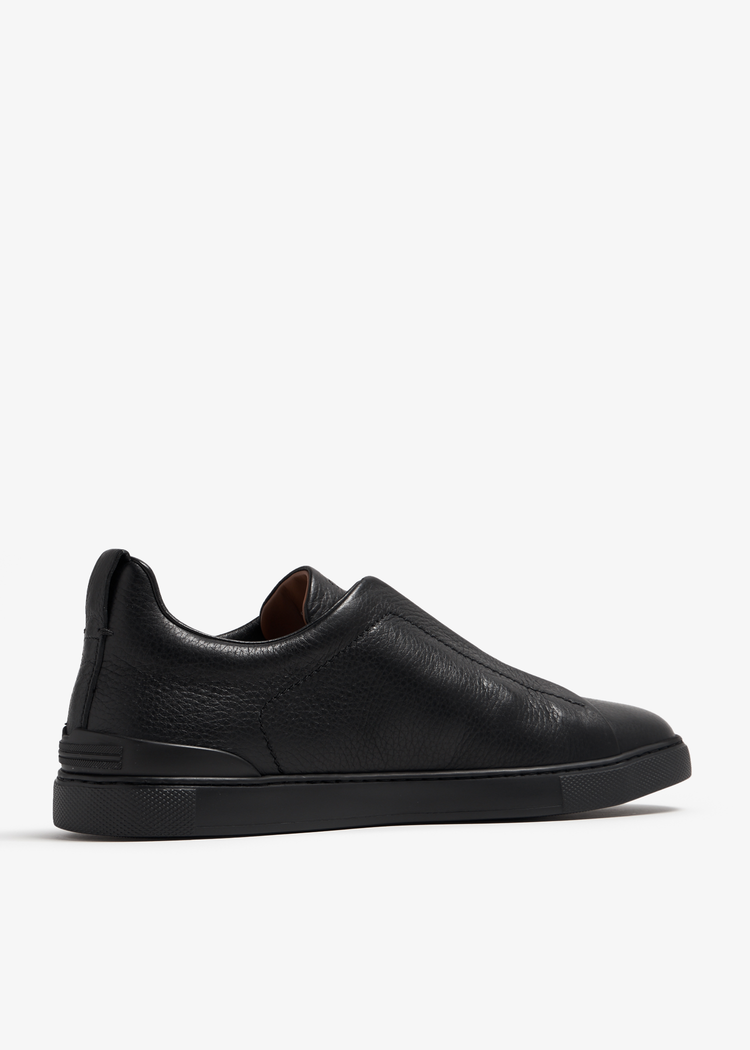 Zegna Triple Stitch sneakers for Men - Black in Kuwait | Level Shoes