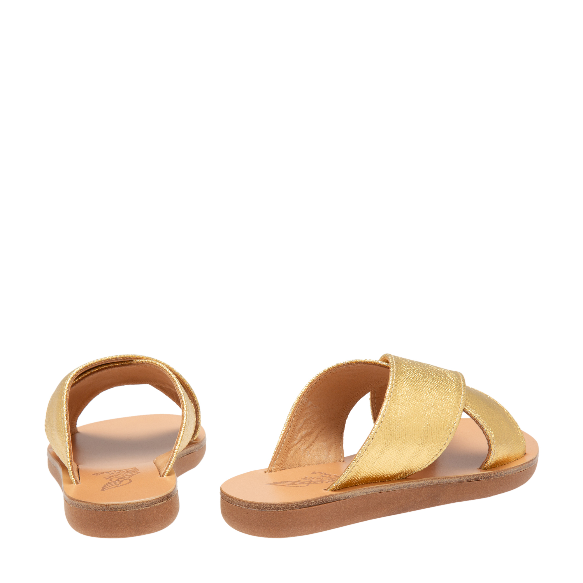 Ancient Greek Sandals Little Thais sandals for Girl Gold in UAE