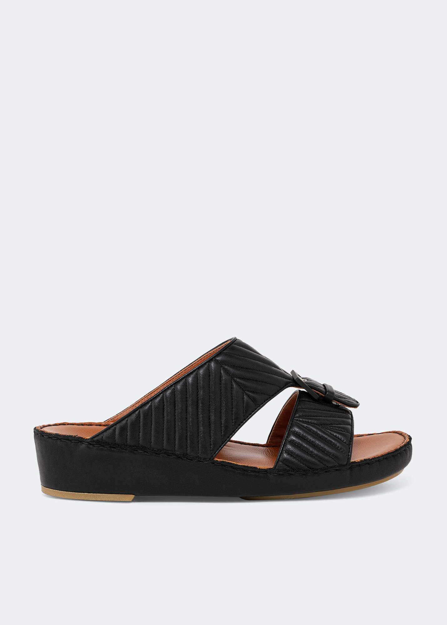 

Cinghia large Spiga sandals, Black