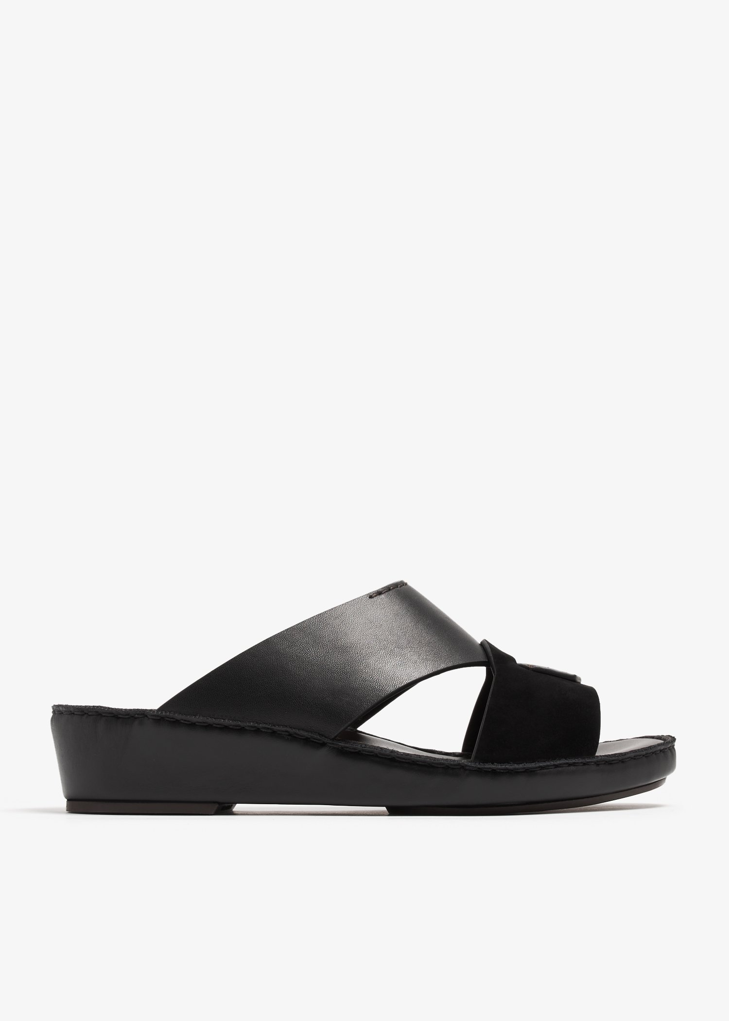 

Piega Nuovo Cucire sandals, Black