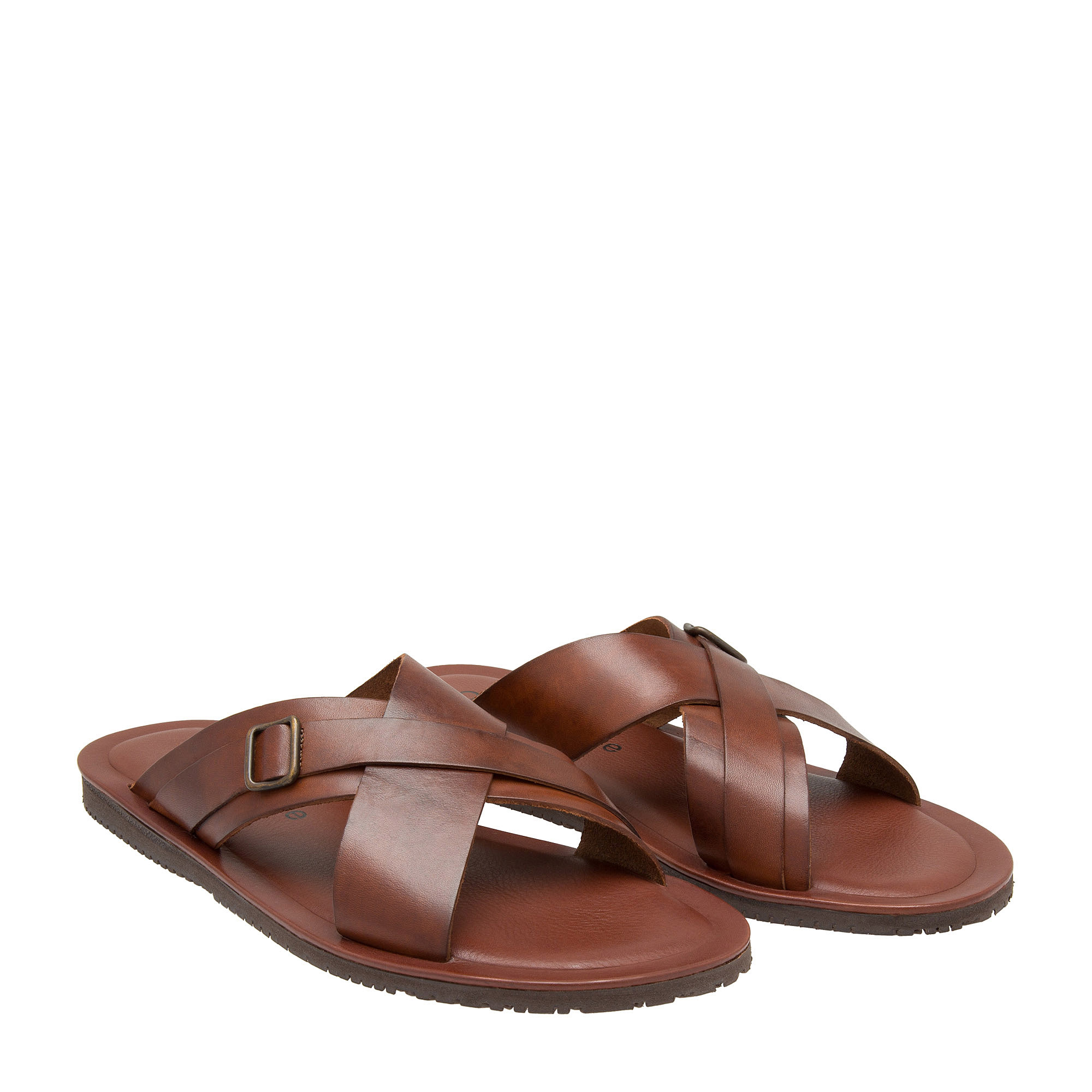 

Leather sandals, Brown