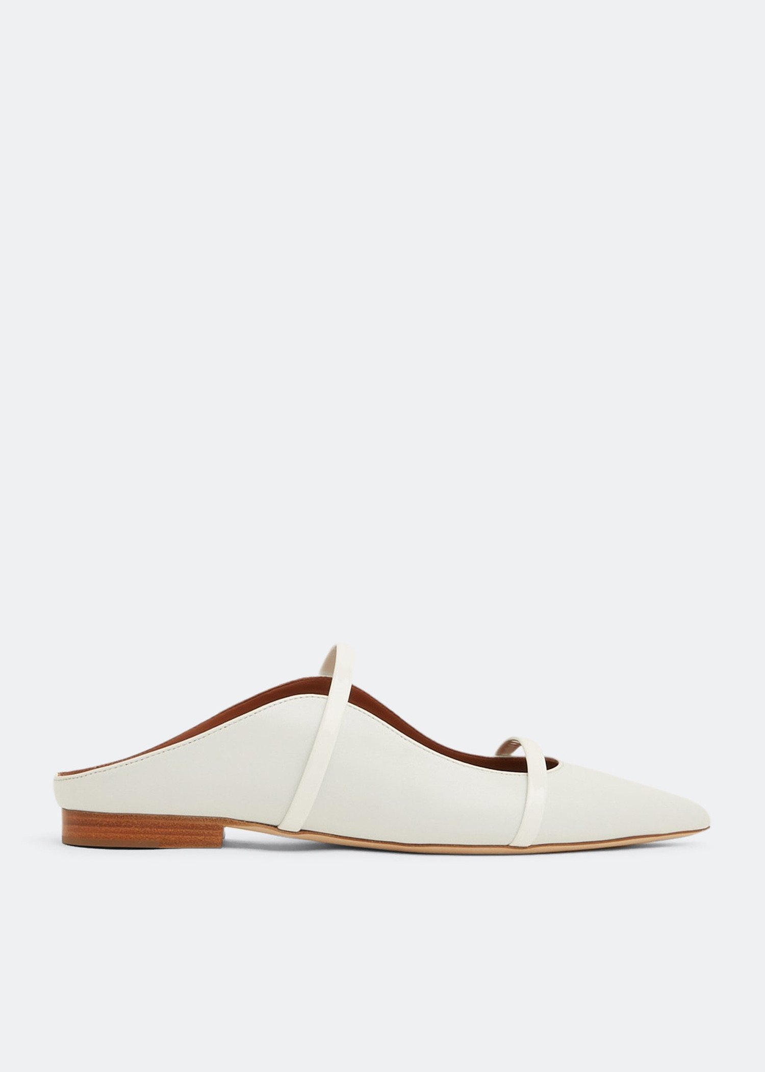 

Maureen flat mules, White