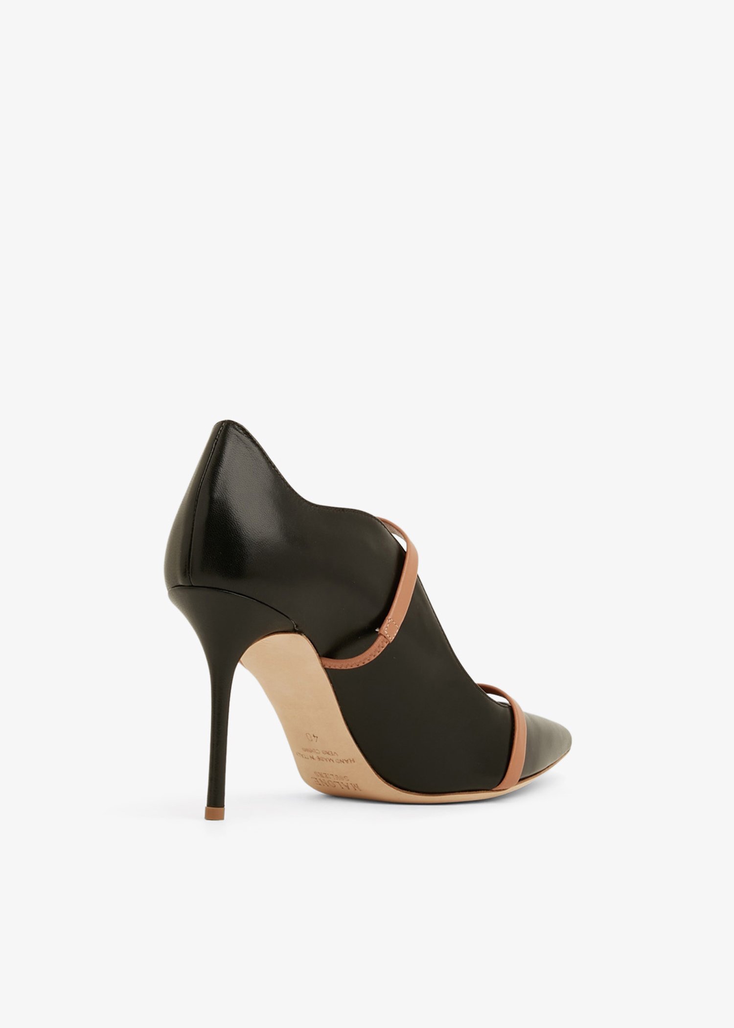 Real Leather Maureen Pump 100mm in Black Size 35 by Malone Souliers