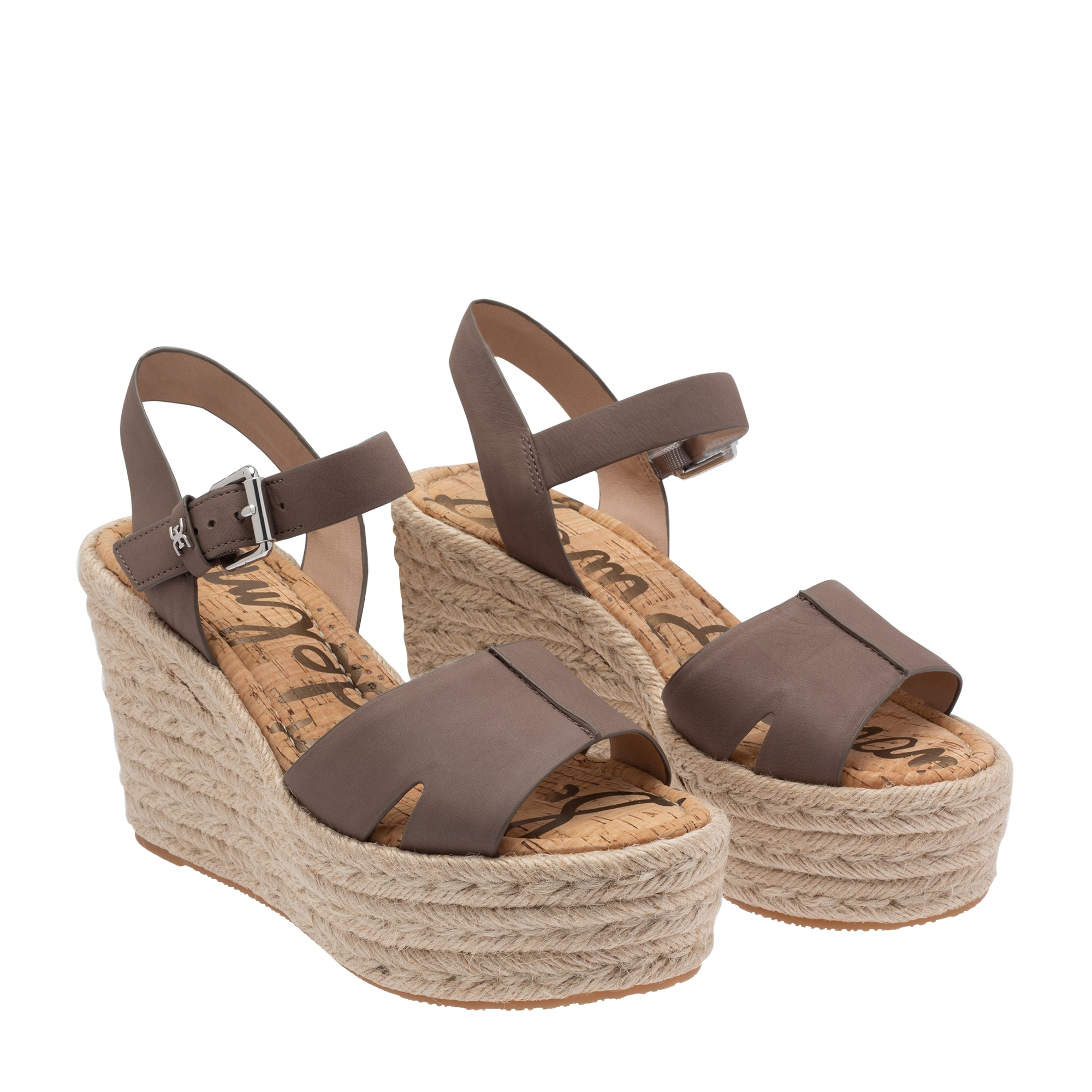 

Maura wedge platform sandals, Grey