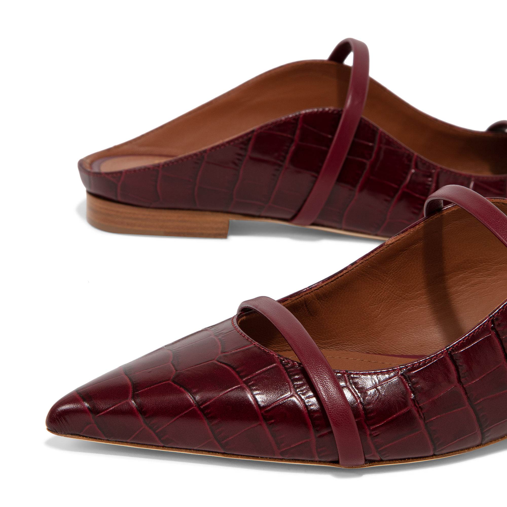 

Maureen flat mules, Burgundy