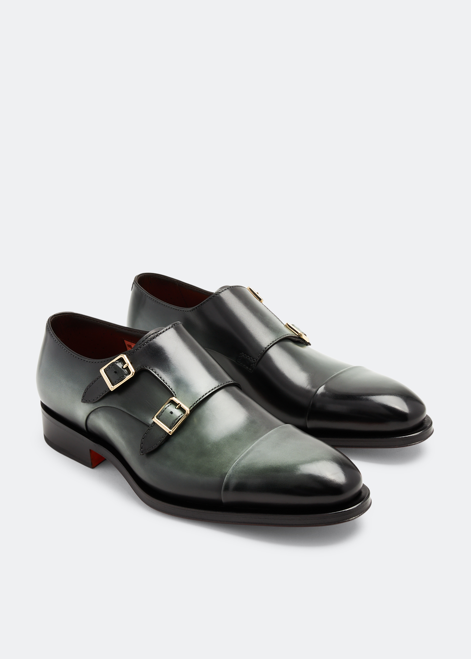 Santoni monk store shoes