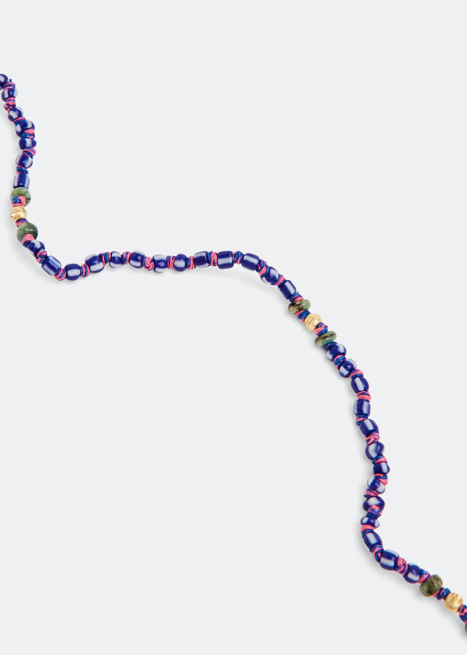 

Mauli Ghana beads necklace, Multi-coloured