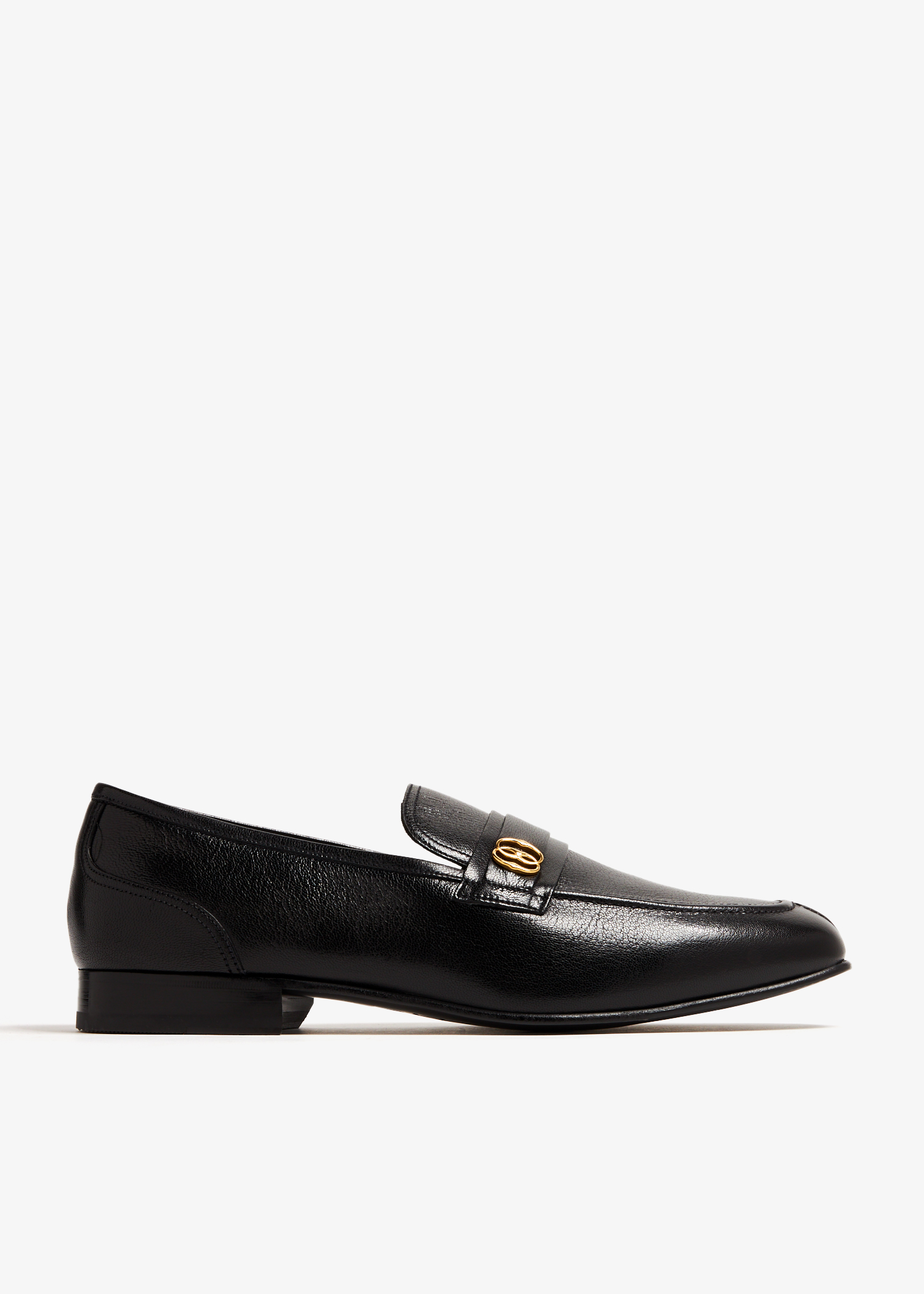 

Sadei logo loafers, Black