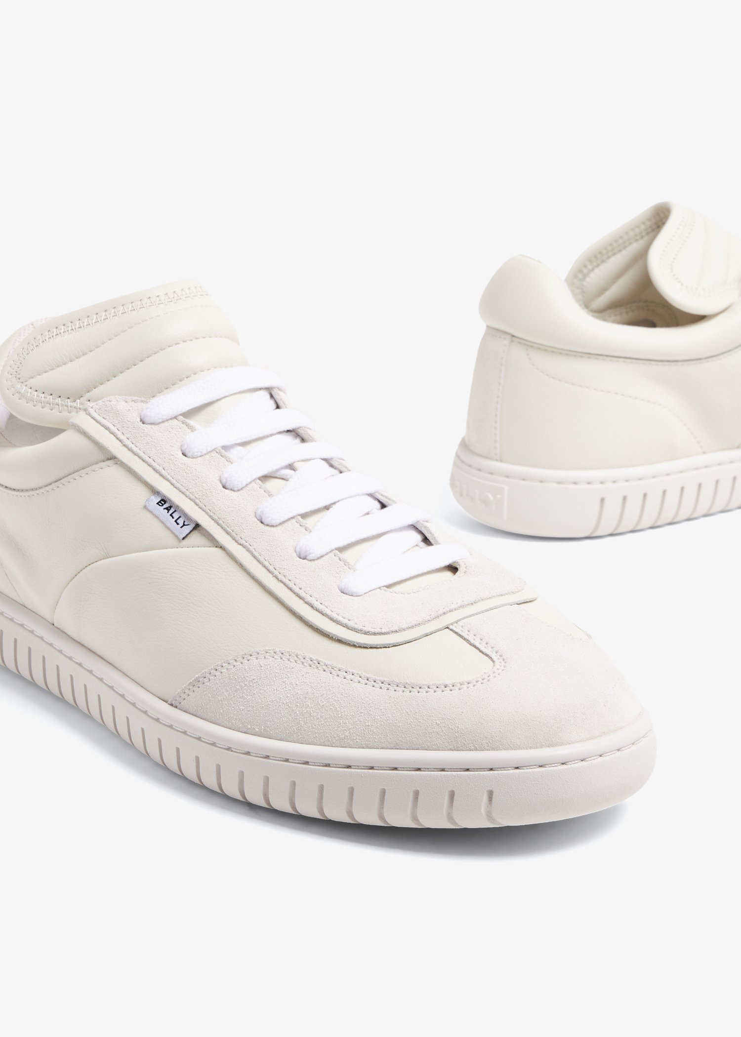 Mens white outlet bally shoes