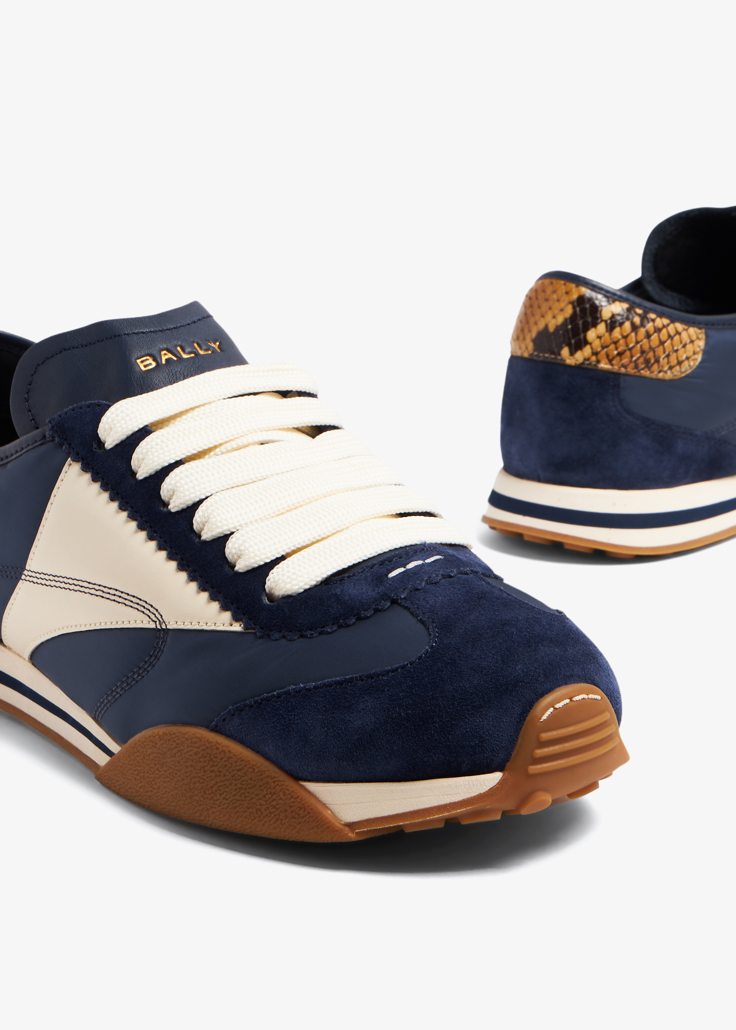 Navy blue hot sale bally sneakers