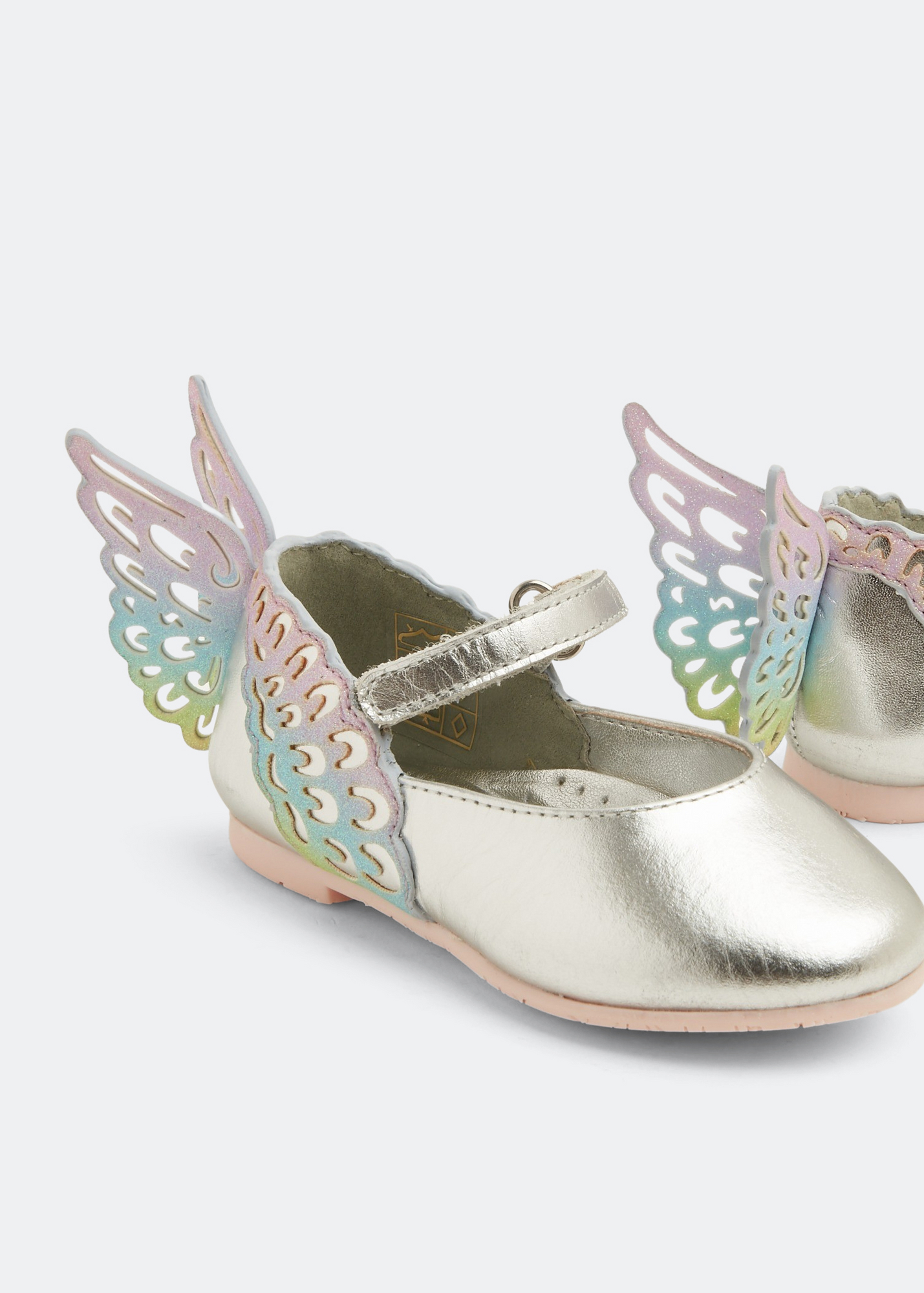 

Evangeline ballet flats, Silver