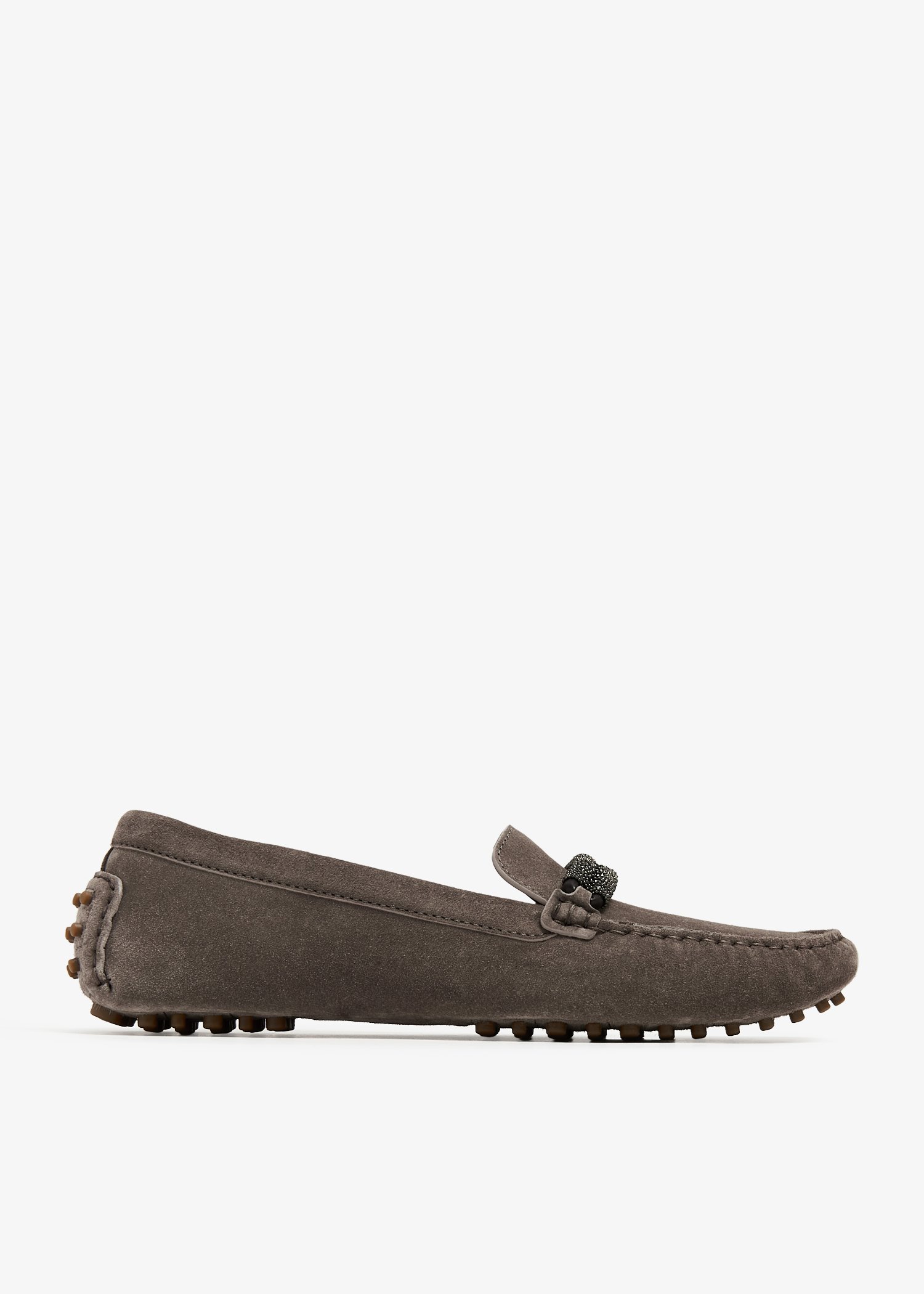 

Suede loafers, Beige