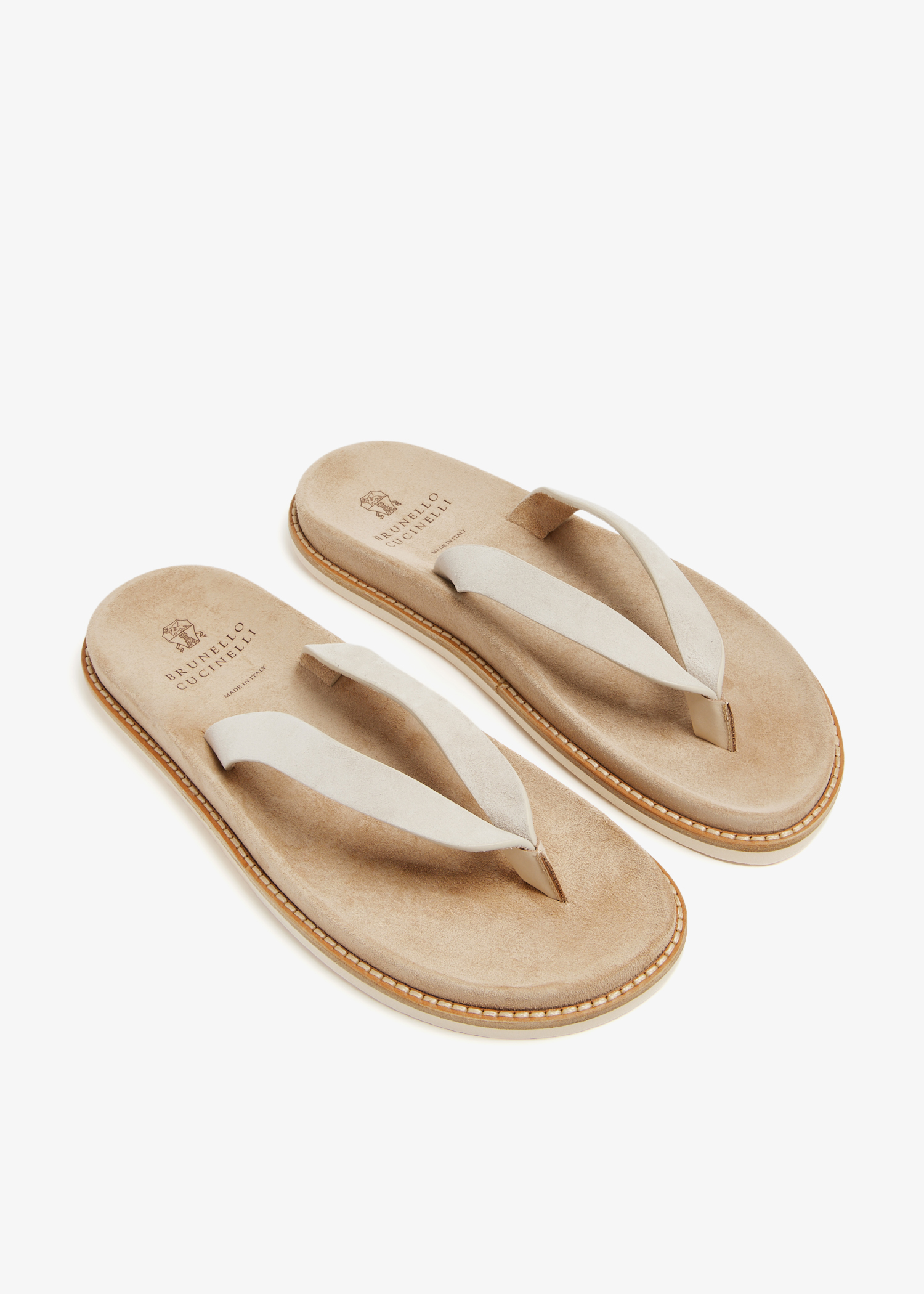 Brunello cucinelli mens online flip flops