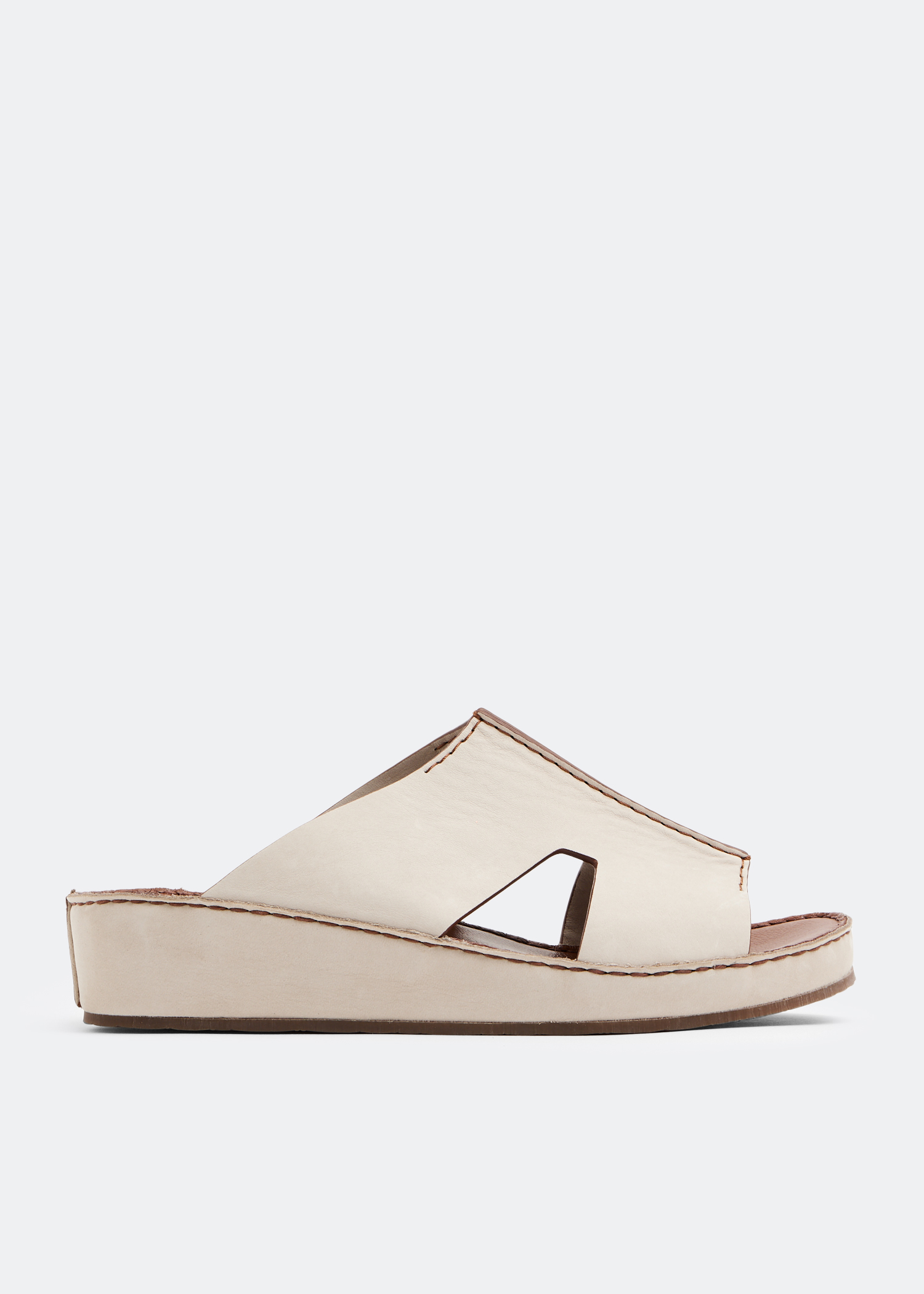 

Arca Nabuk Cucire sandals, White