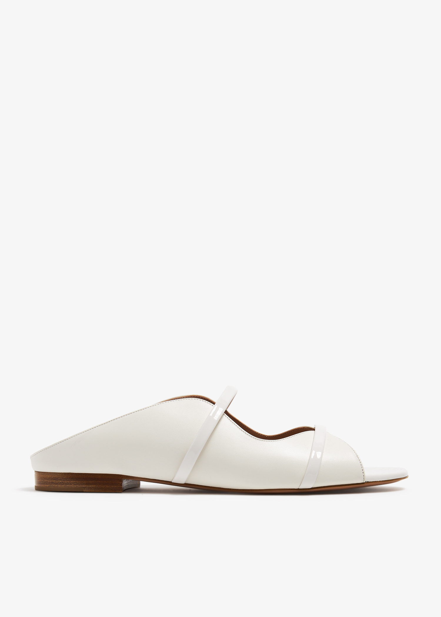 

Norah flat mules, White