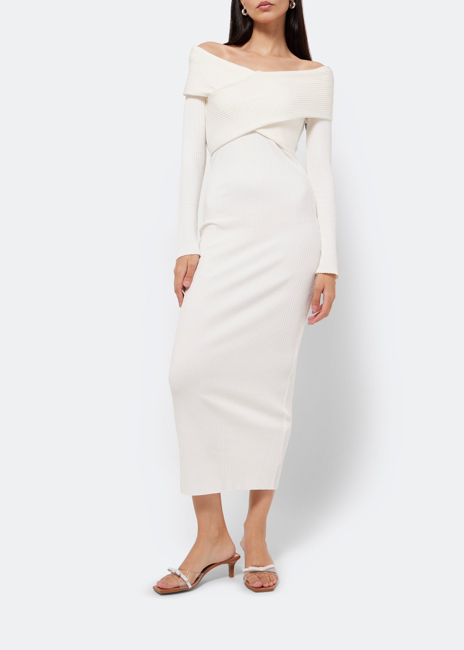 

Nori mules, White