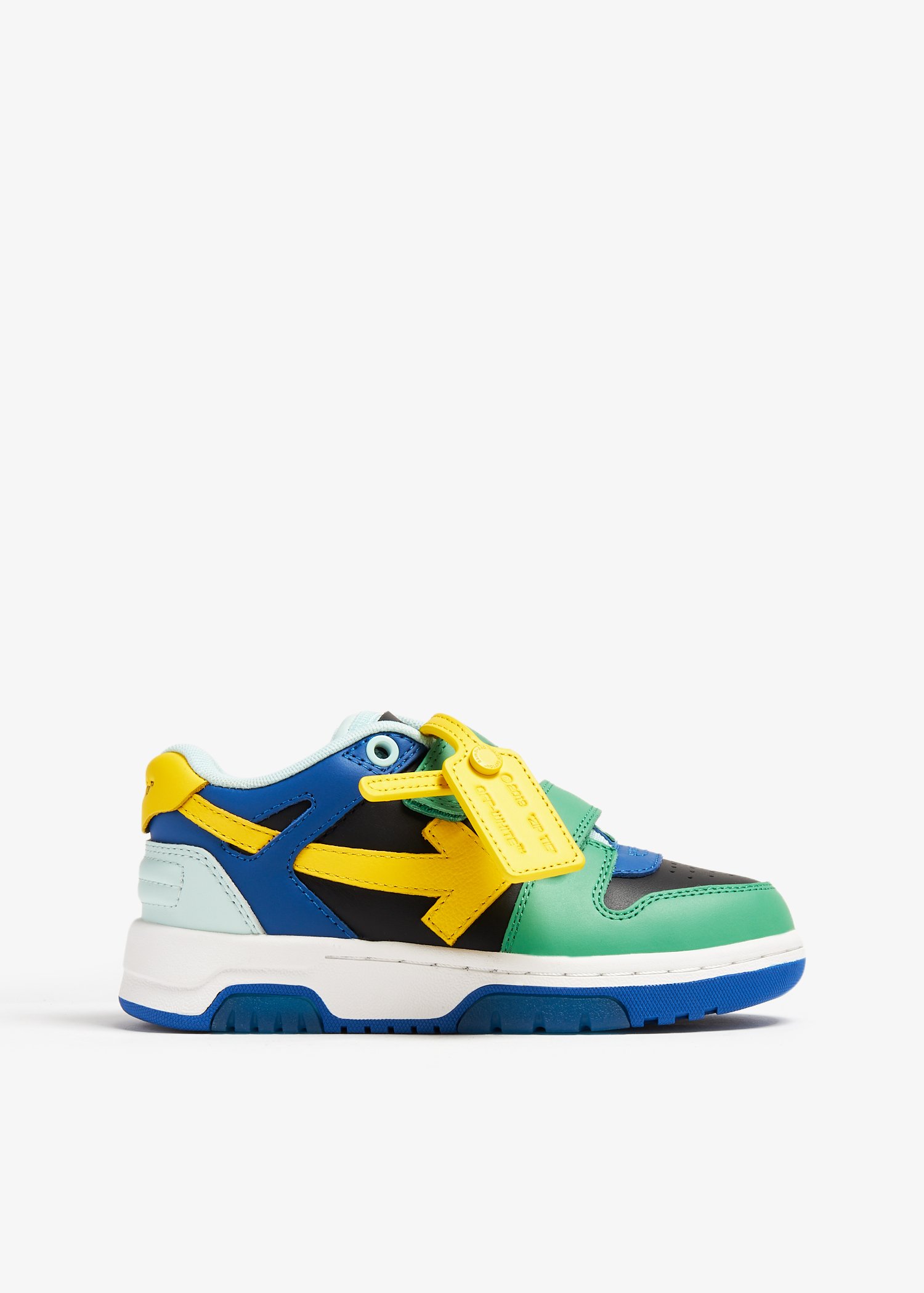 Off white sneakers blue hotsell and yellow