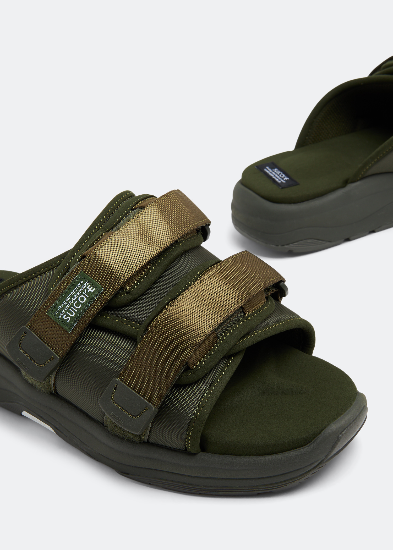 Suicoke Moto Run sandals for Men Green in UAE Level Shoes