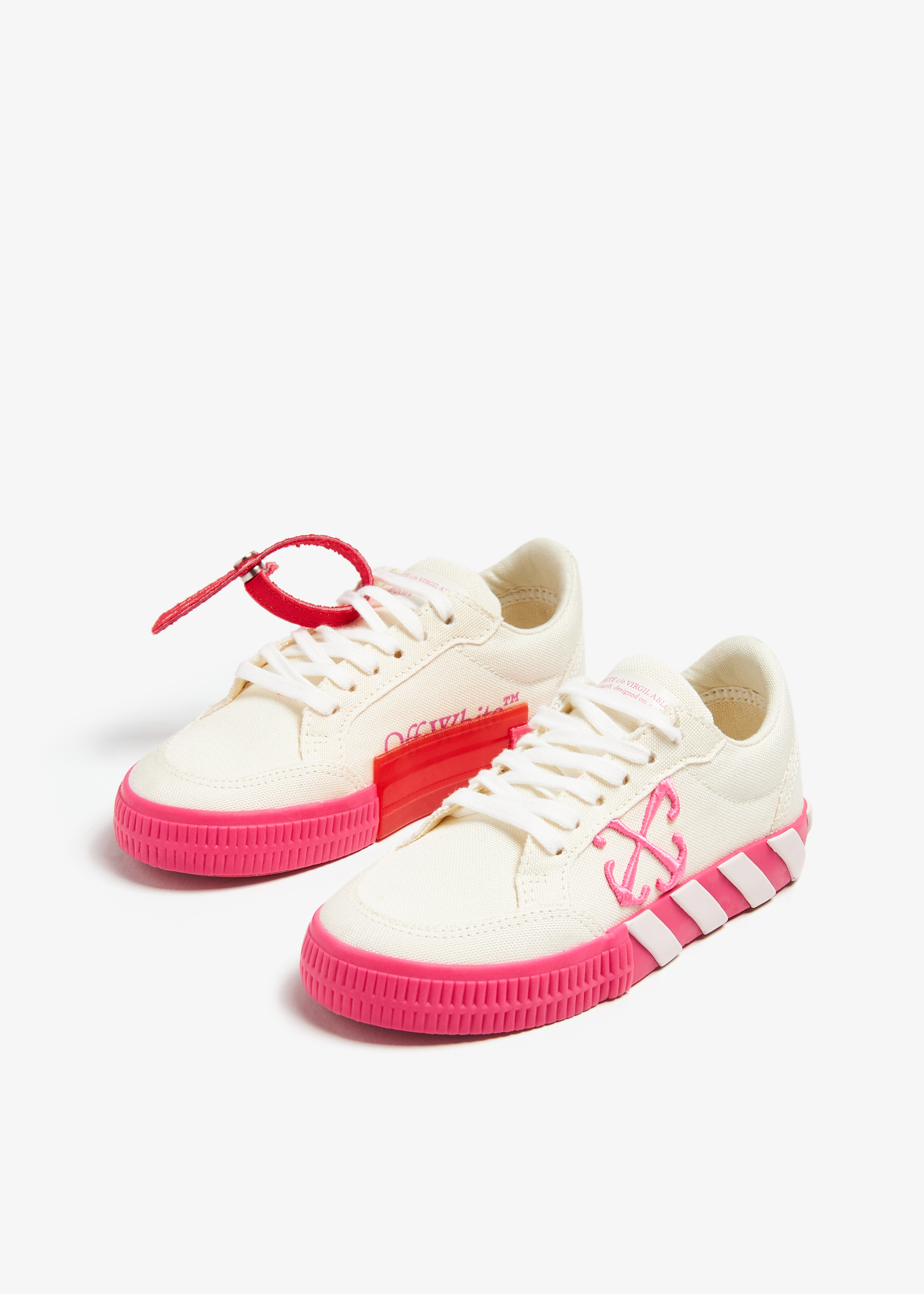 Off White Vulcanised sneakers for Girl White in UAE Level Shoes