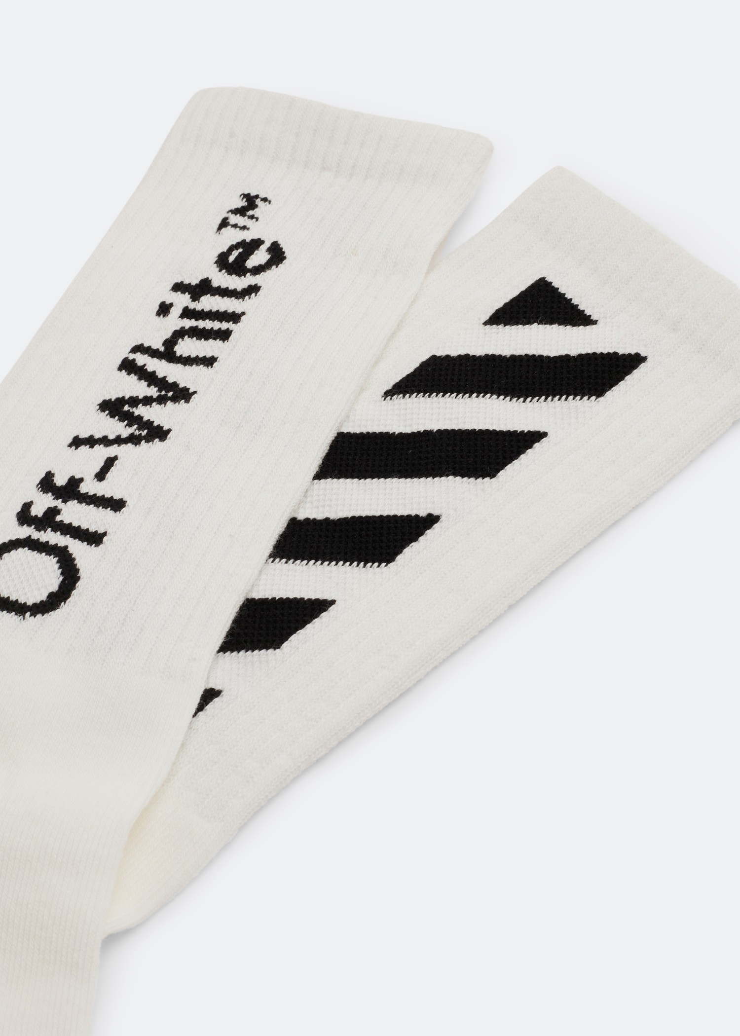 Off white diagonal socks sale