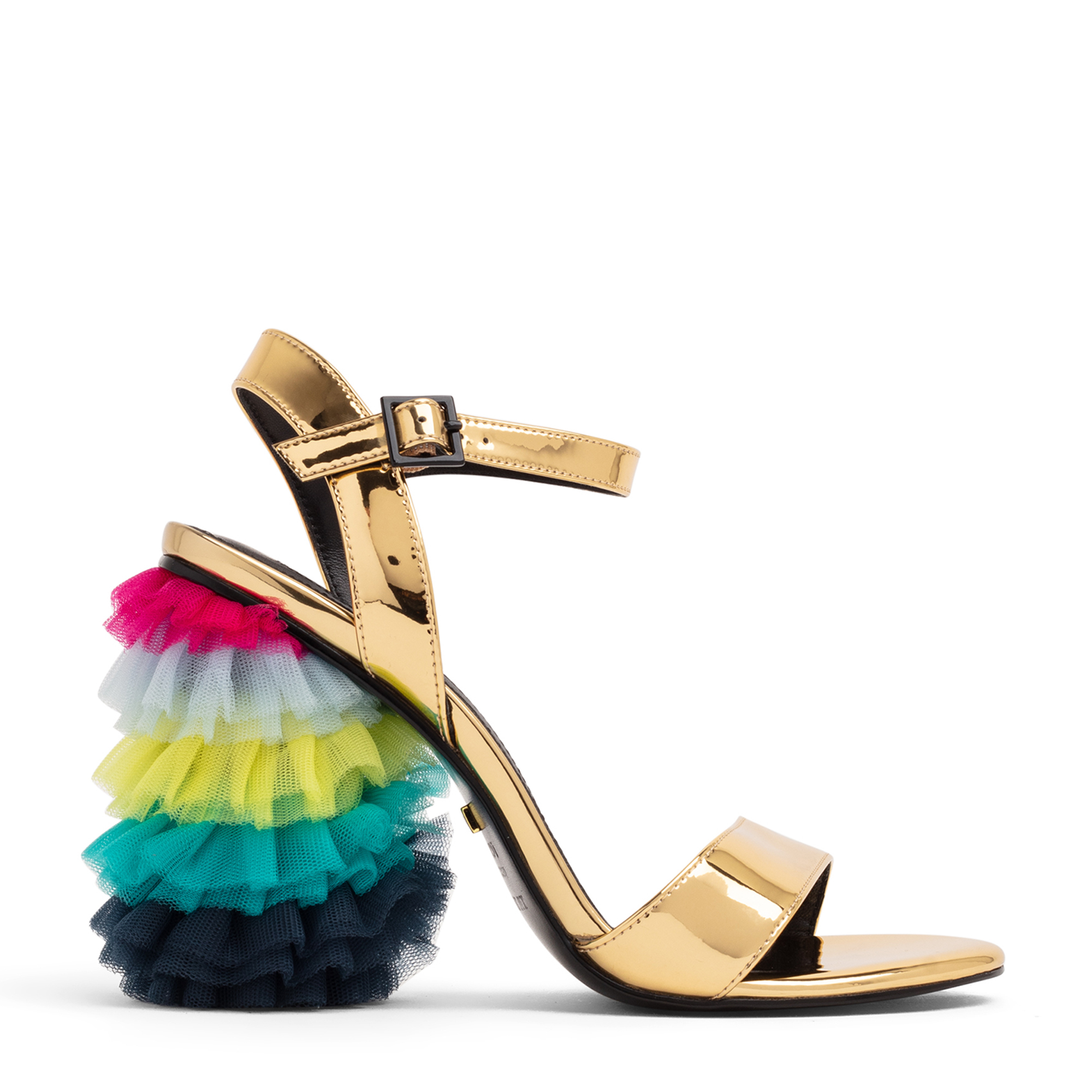 

Olive sandals, Multi-coloured