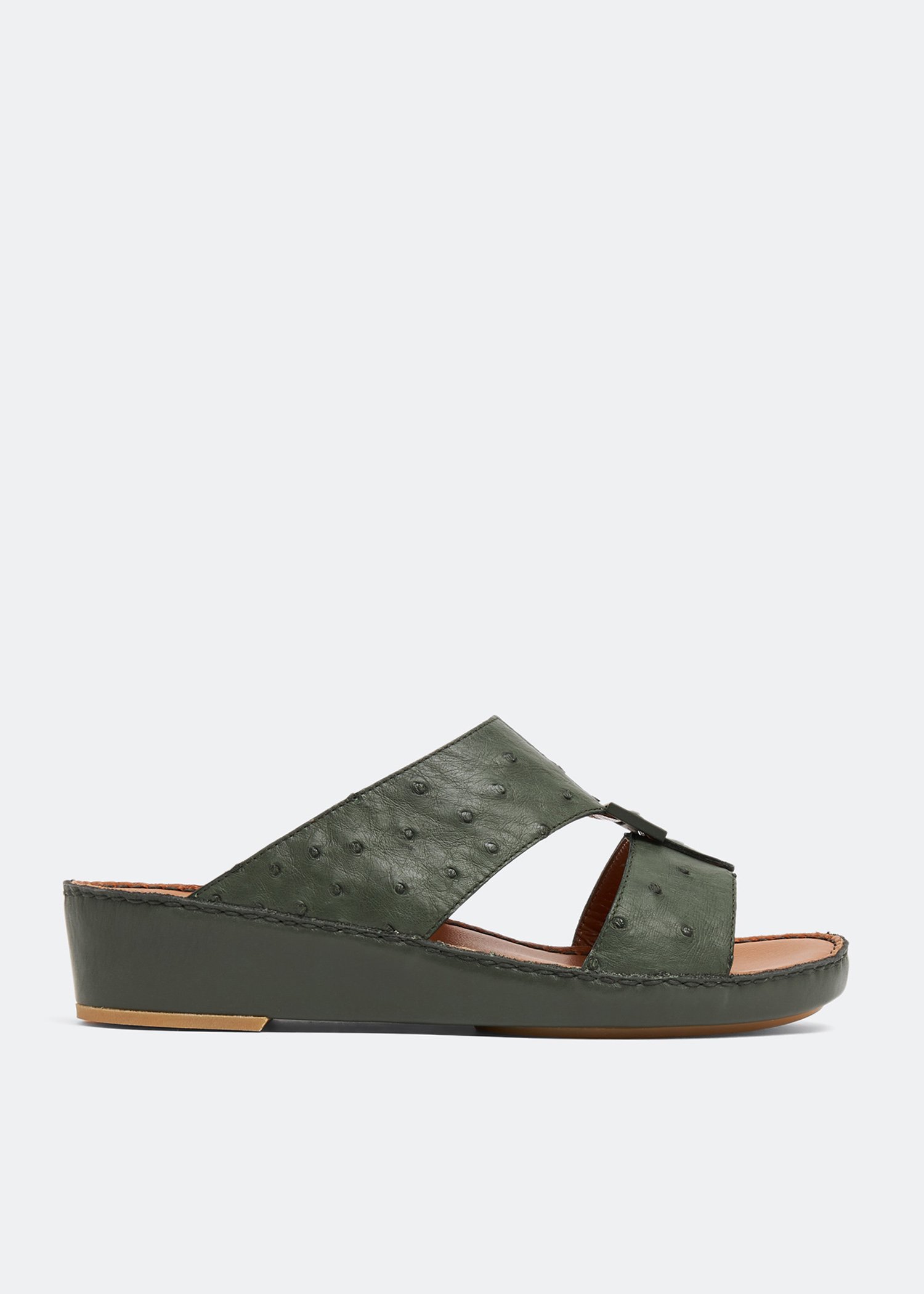 

Quadratura Edredon sandals, Green