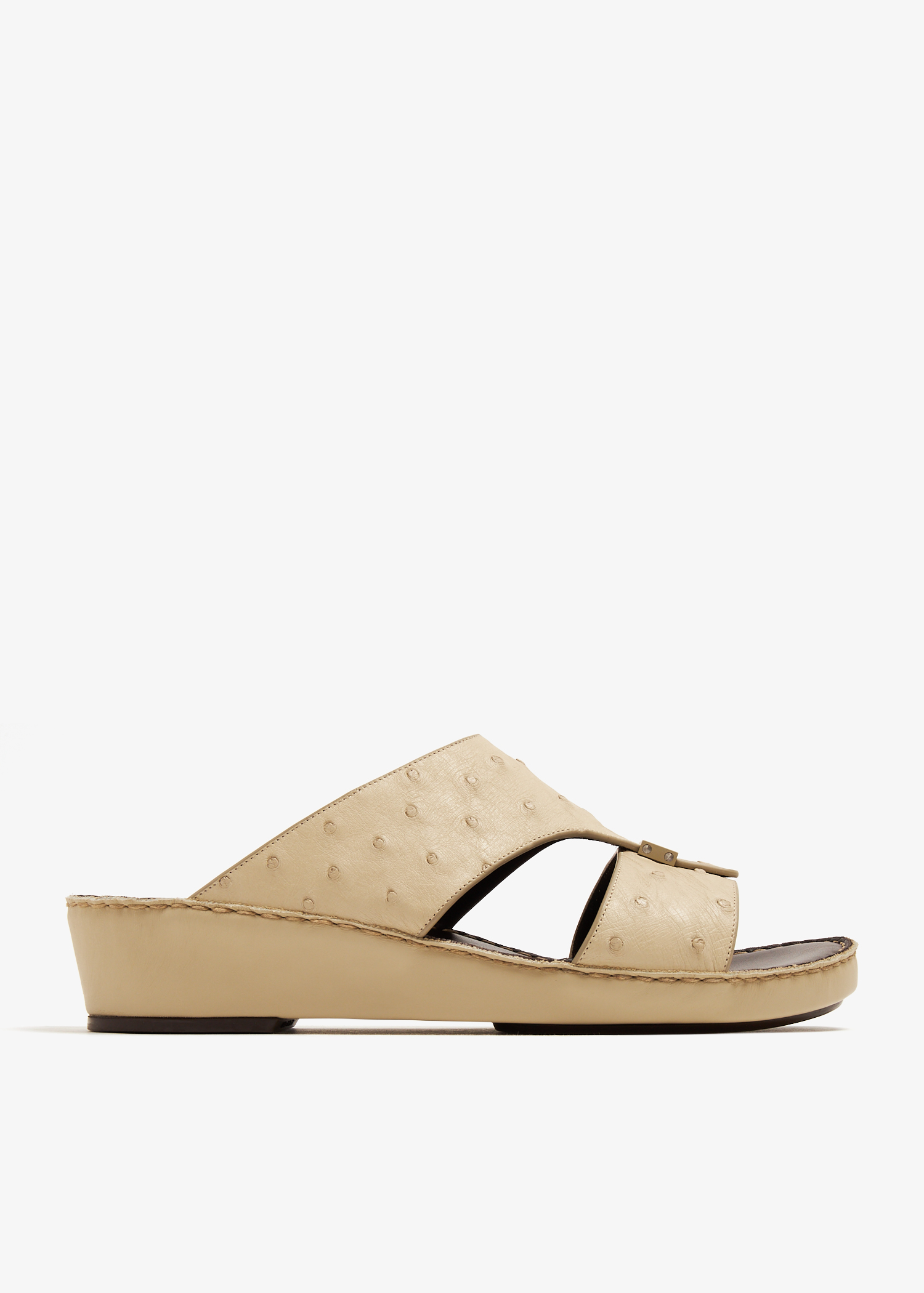 

Cerchio Ostrich sandals, Beige