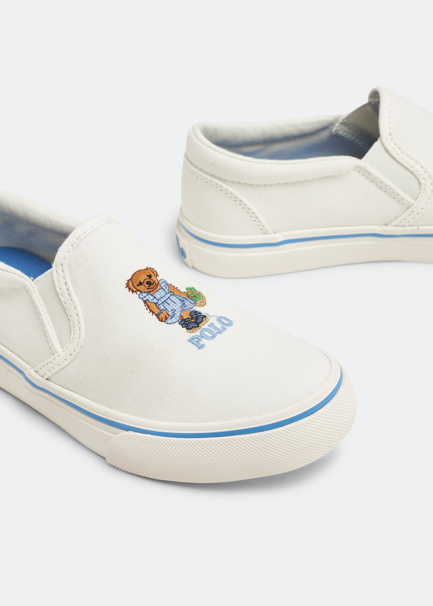 

Keaton Bear slip-on sneakers, White