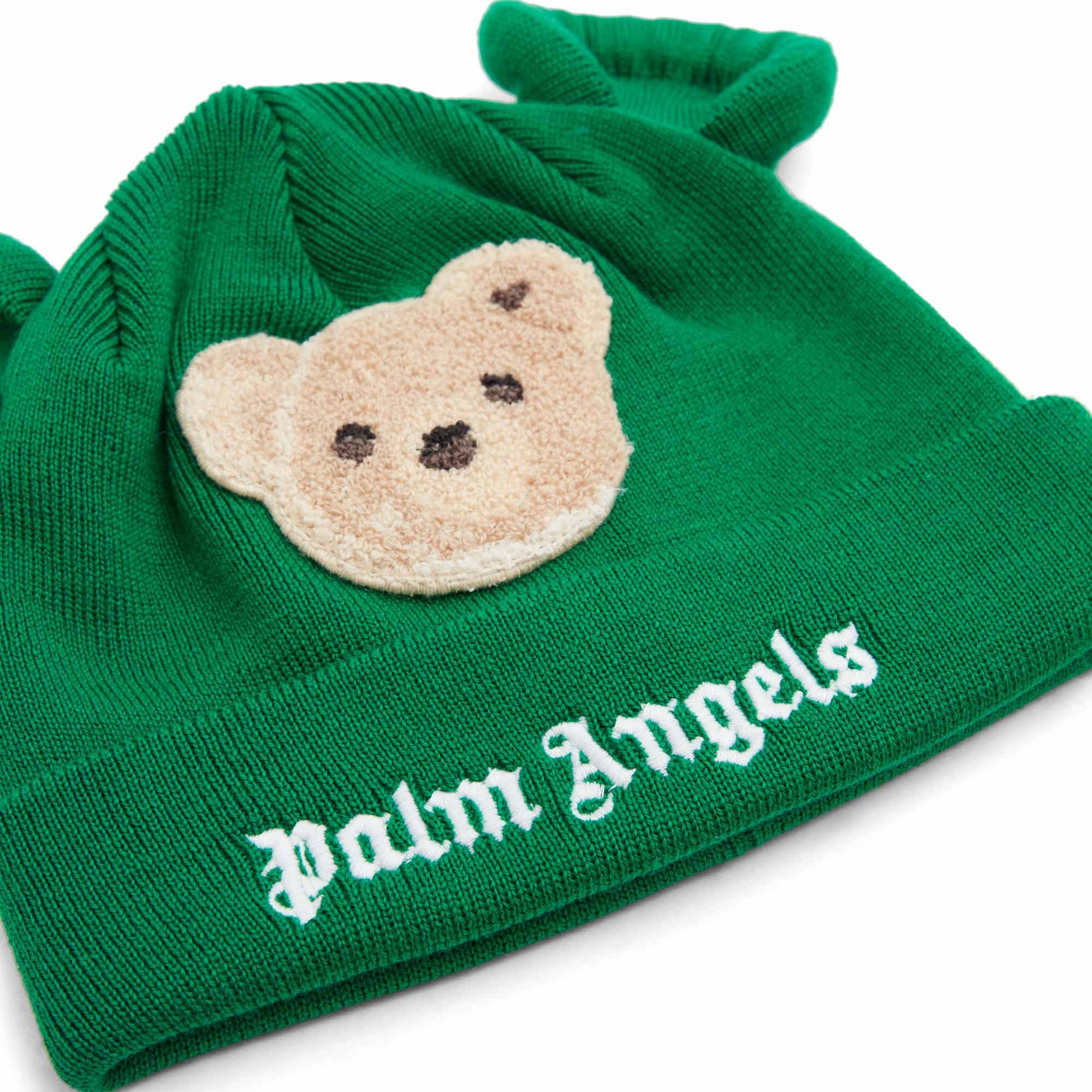 

Bear beanie cap, Green