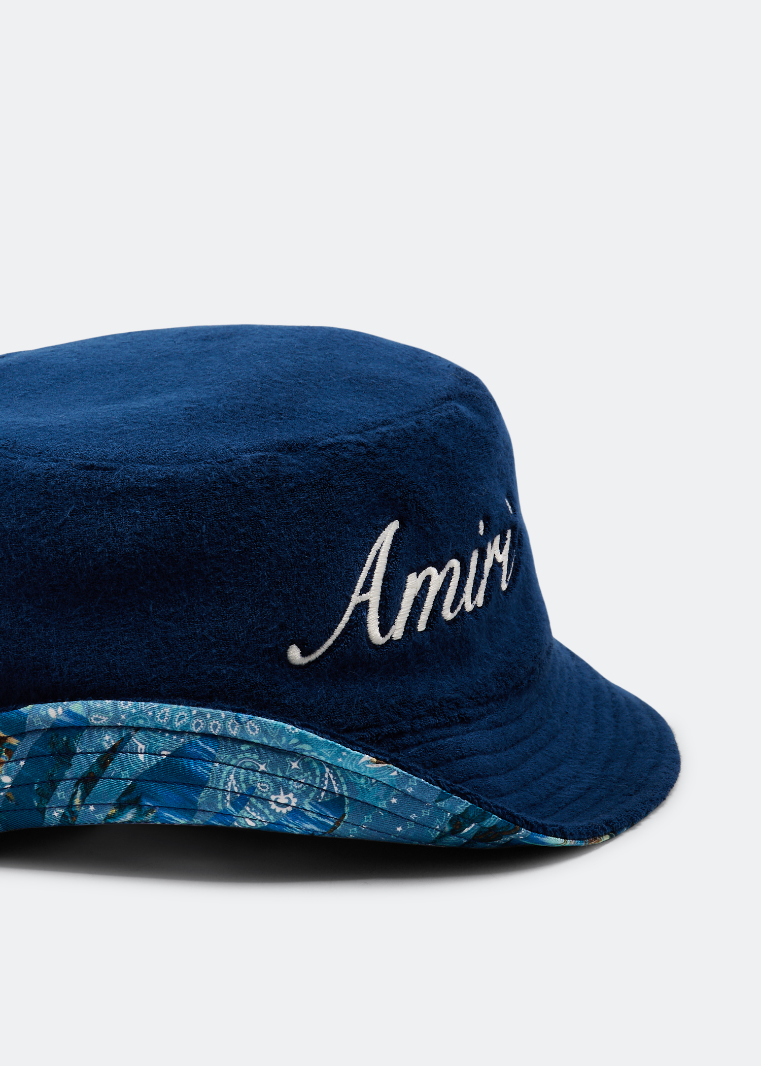 AMIRI Bandana reversible bucket hat for Men - Blue in UAE | Level