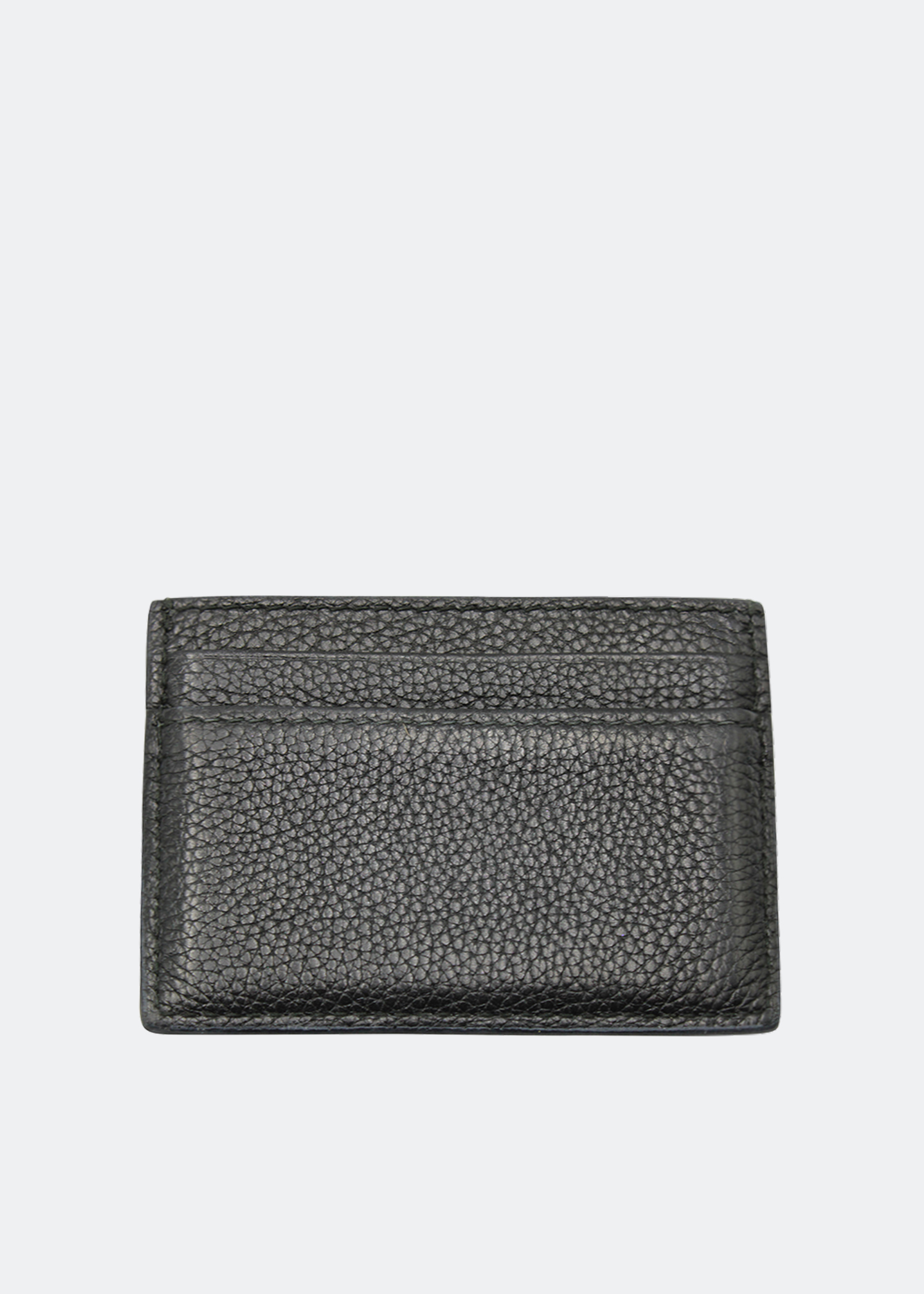 

GG Horsebit card holder in black leather