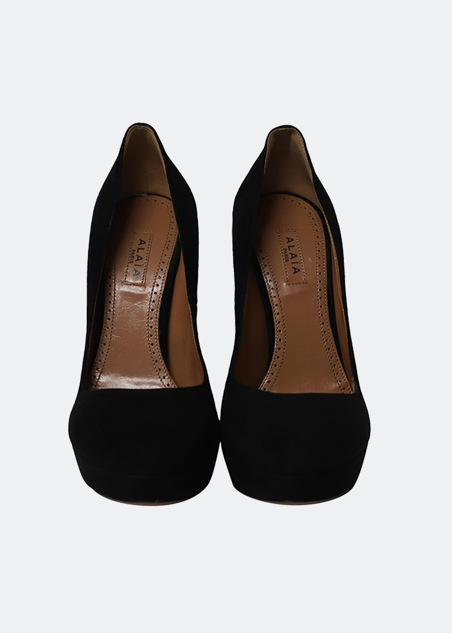 

Platform pumps, Black