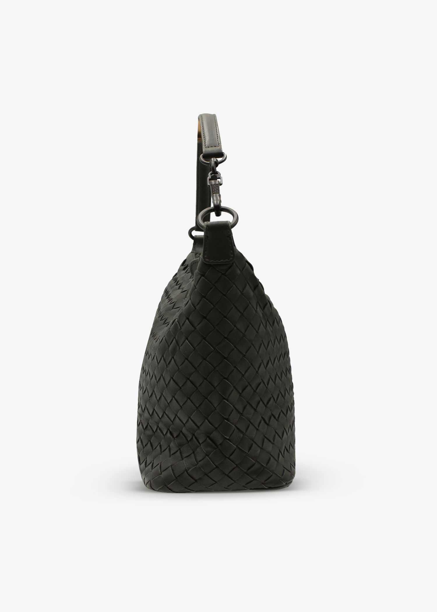 

Intrecciato hobo bag, Grey