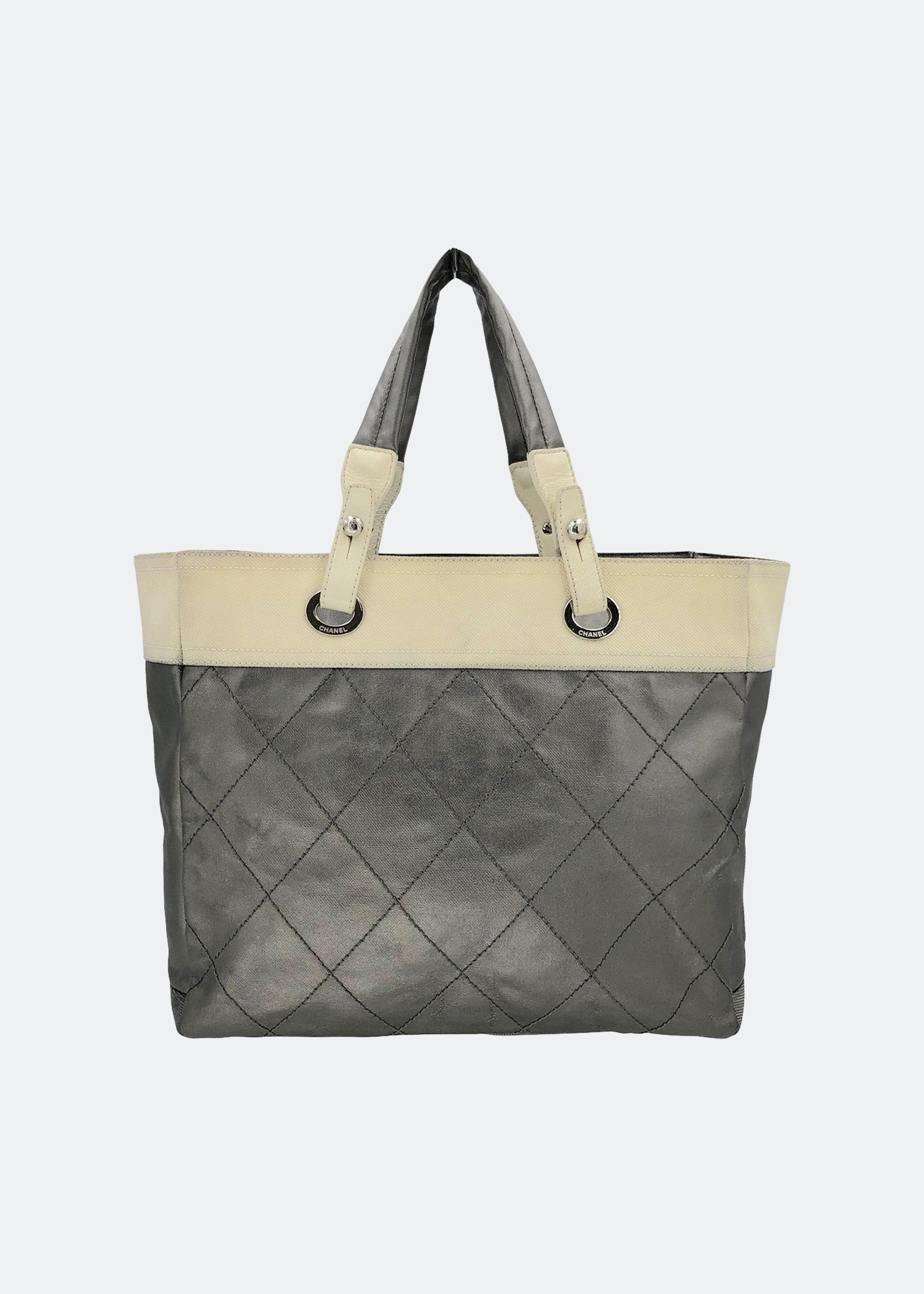 

1980s vintage tote bag, Grey