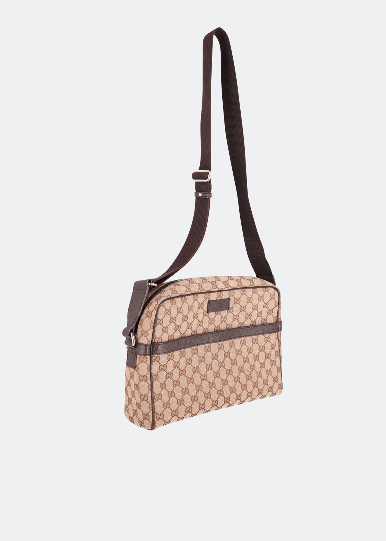 

GG Monogram camera bag in beige canvas