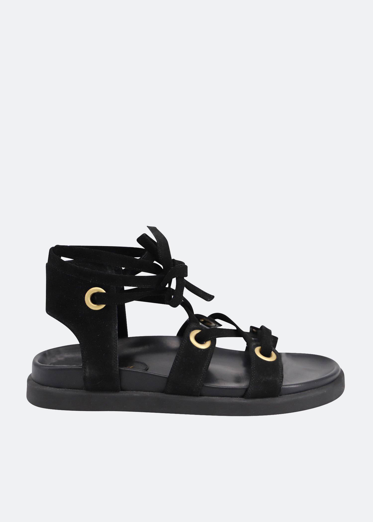 

Ibiza flat sandals, Black