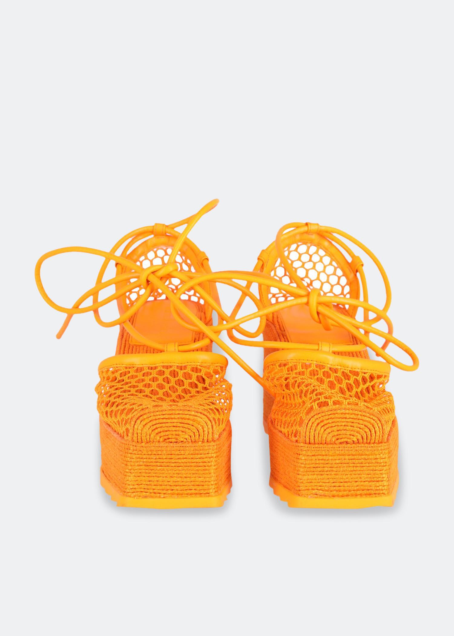 

Sporty Web wedge espadrilles, Orange