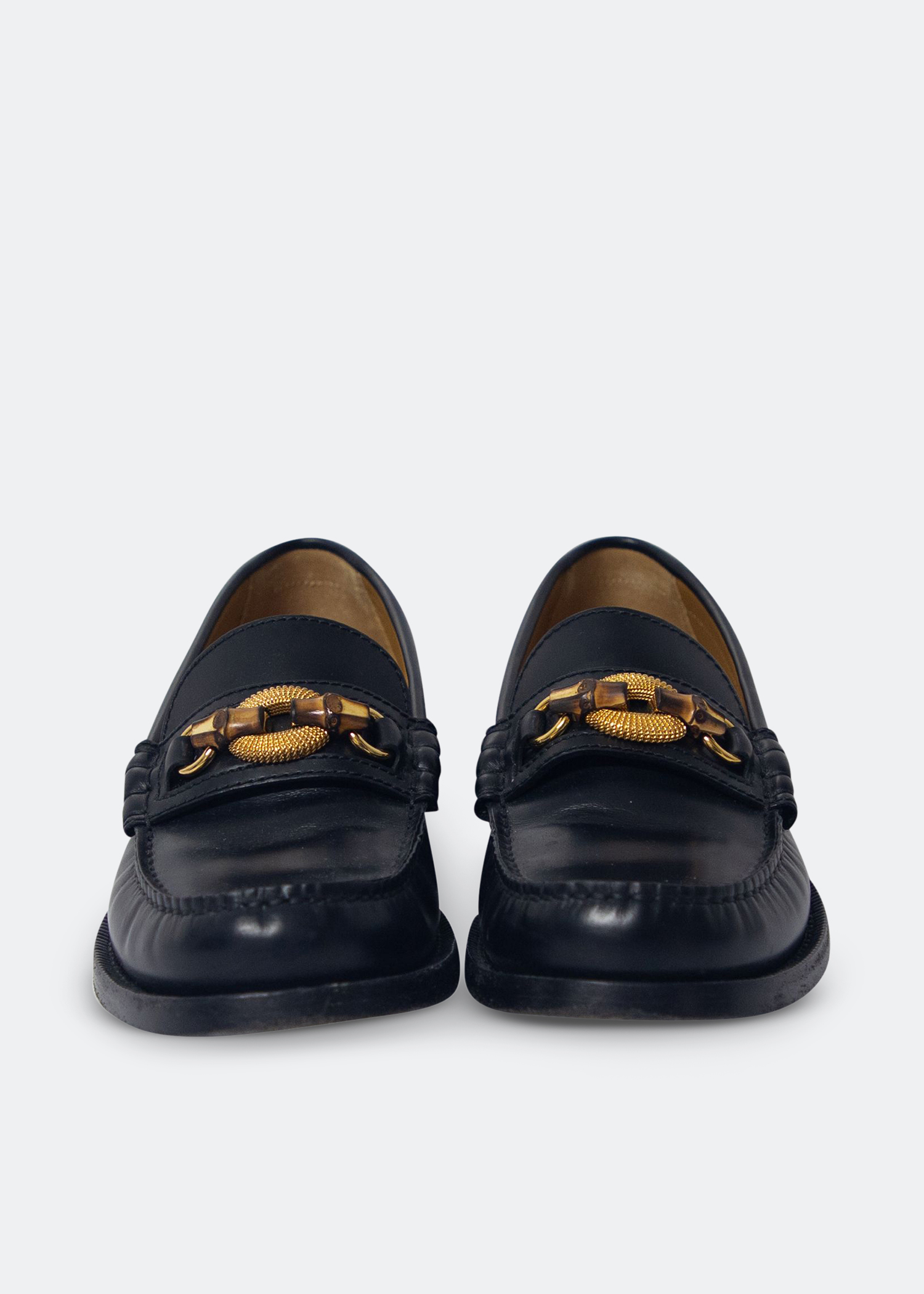 

Bamboo Horsebit loafers, Black