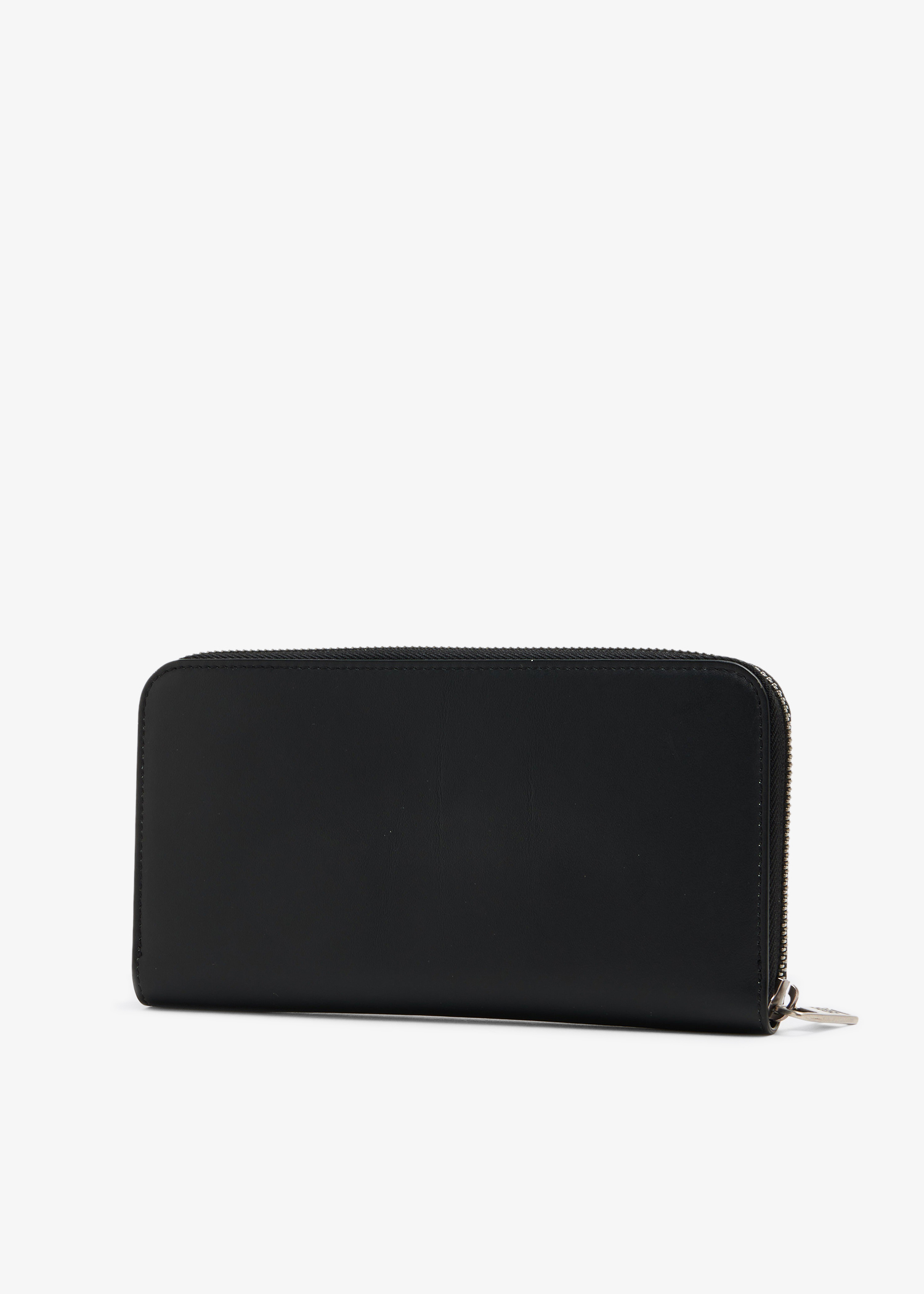 

Faded graffiti logo long wallet, Black