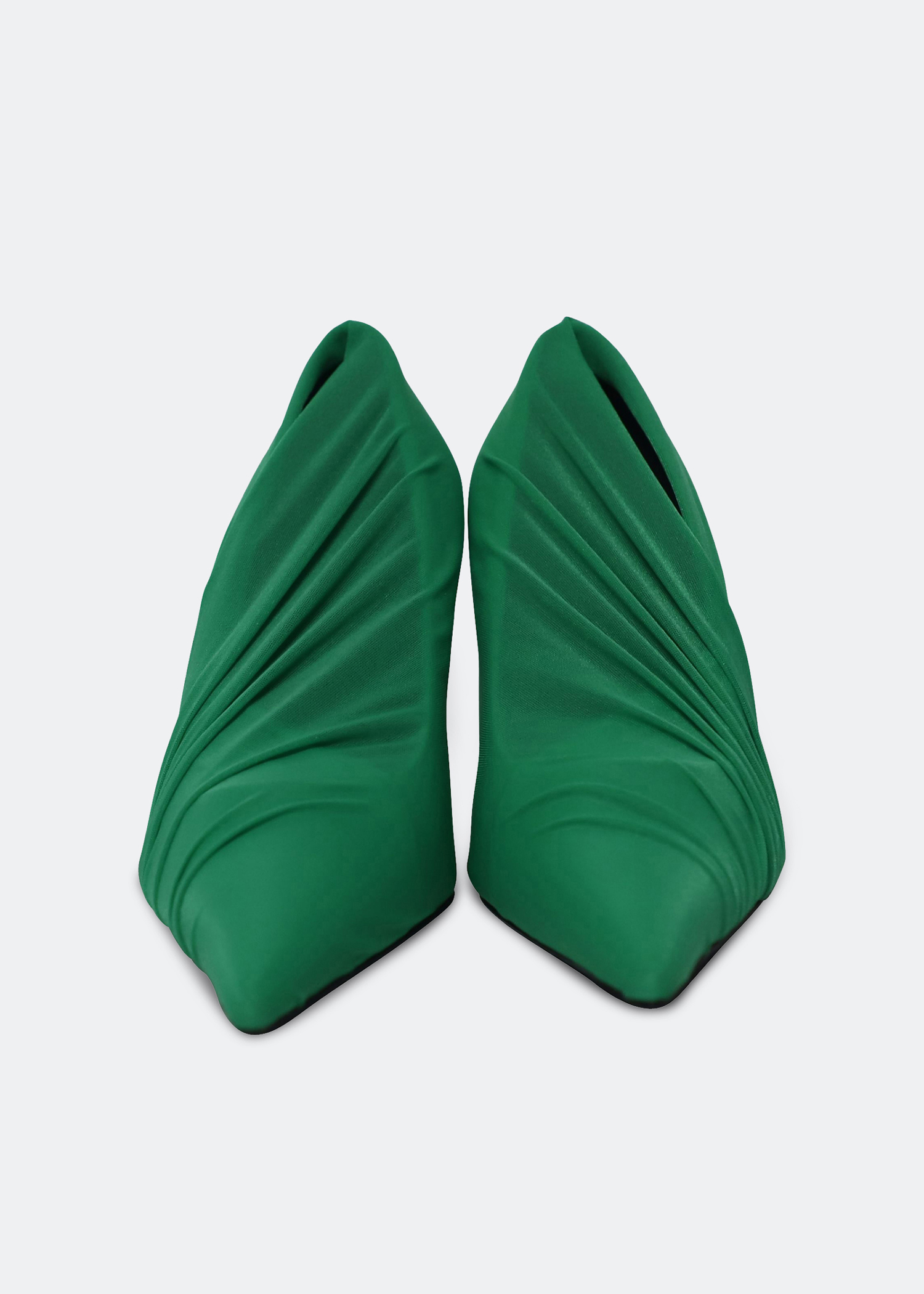 

Draped Knife pumps, Green