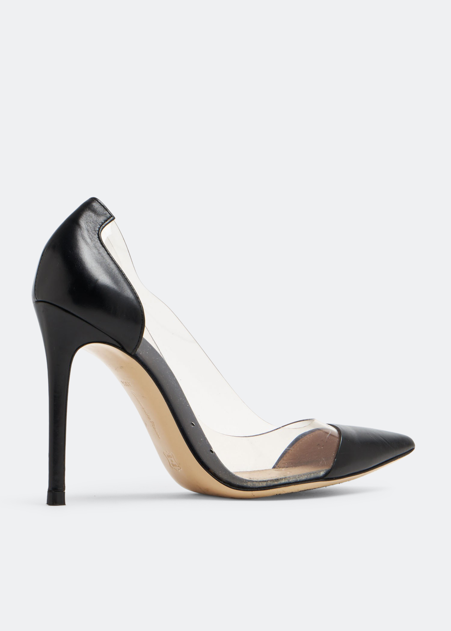 Gianvito Rossi Pre Loved Plexi pumps for Women Black in UAE