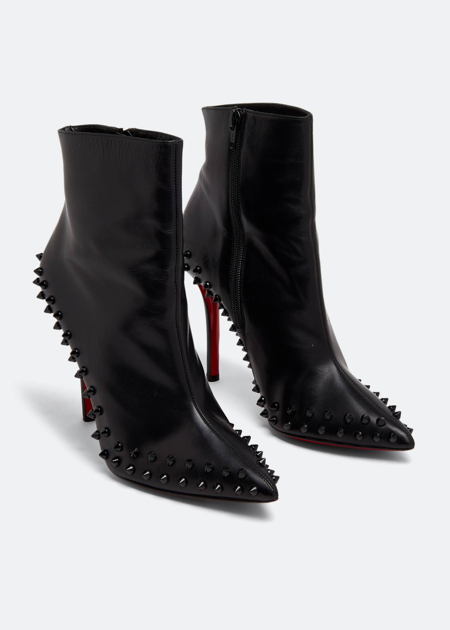 

Spike embellished ankle boots, Black