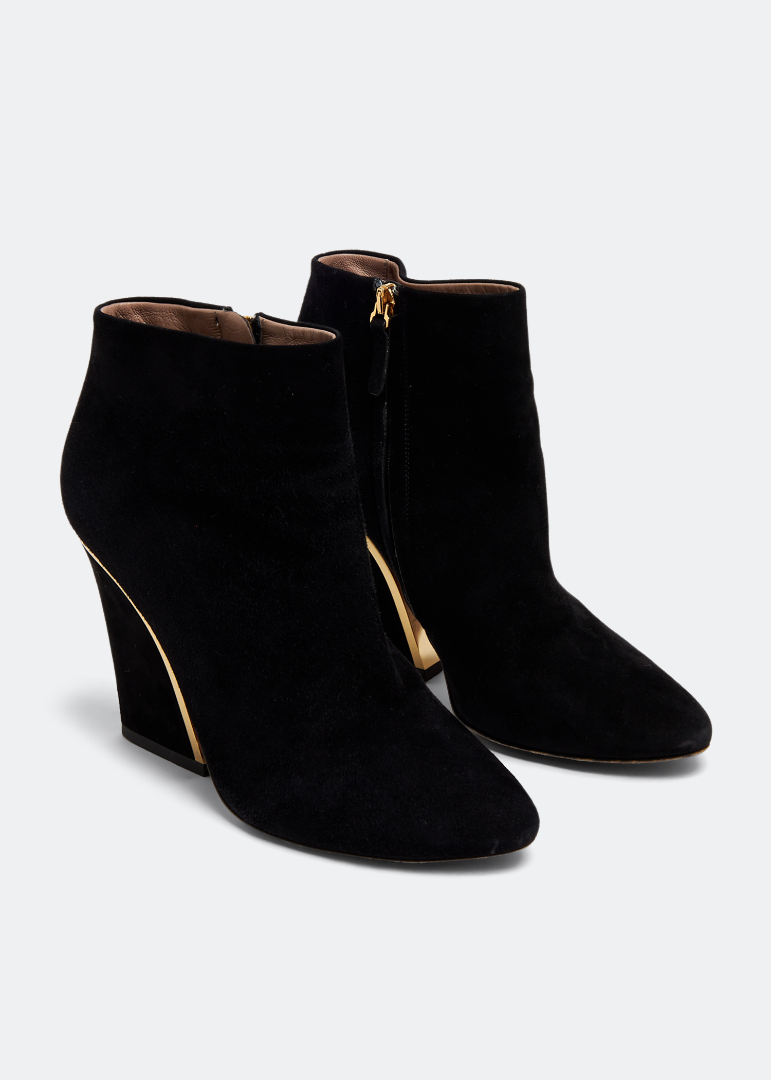 

Beckie suede ankle boots, Black